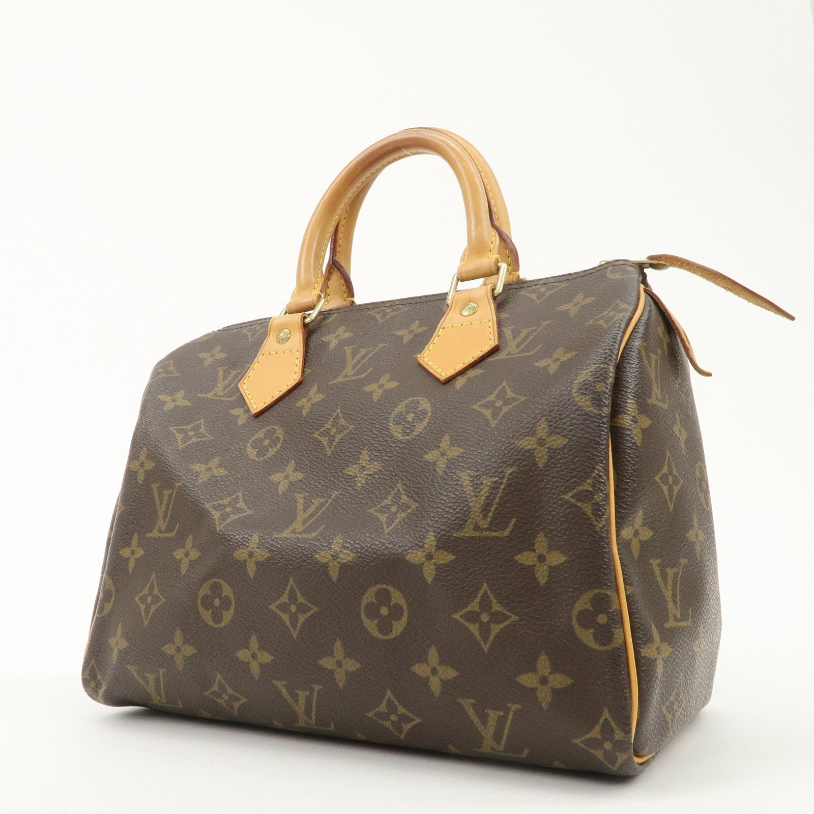 Louis Vuitton Monogram Speedy 25 Boston Bag Hand Bag Brown M41528