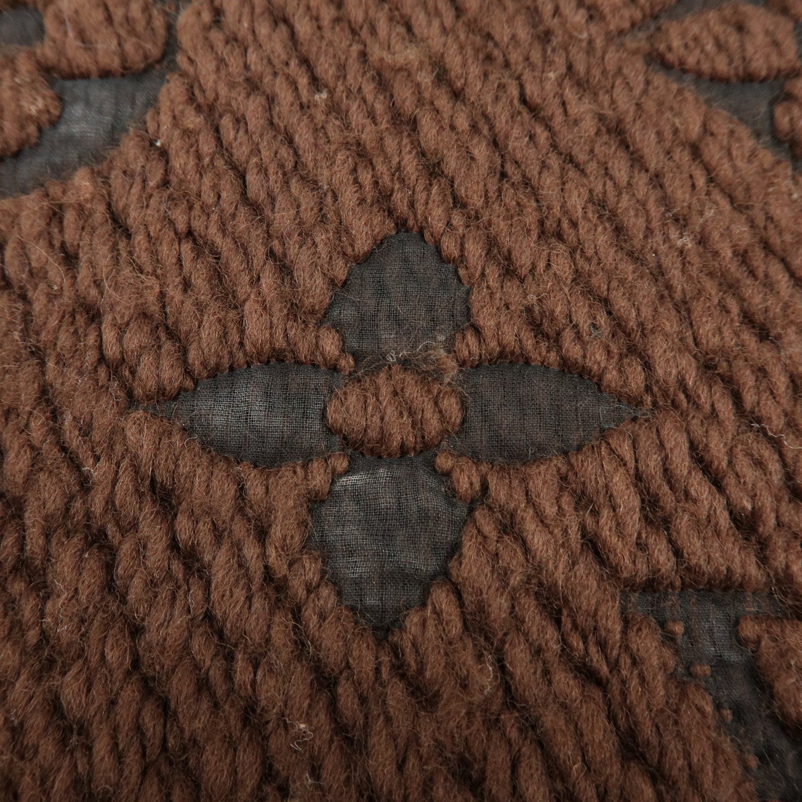 Louis Vuitton Écharpe Logomania Wool Silk Scarf Marron M72241