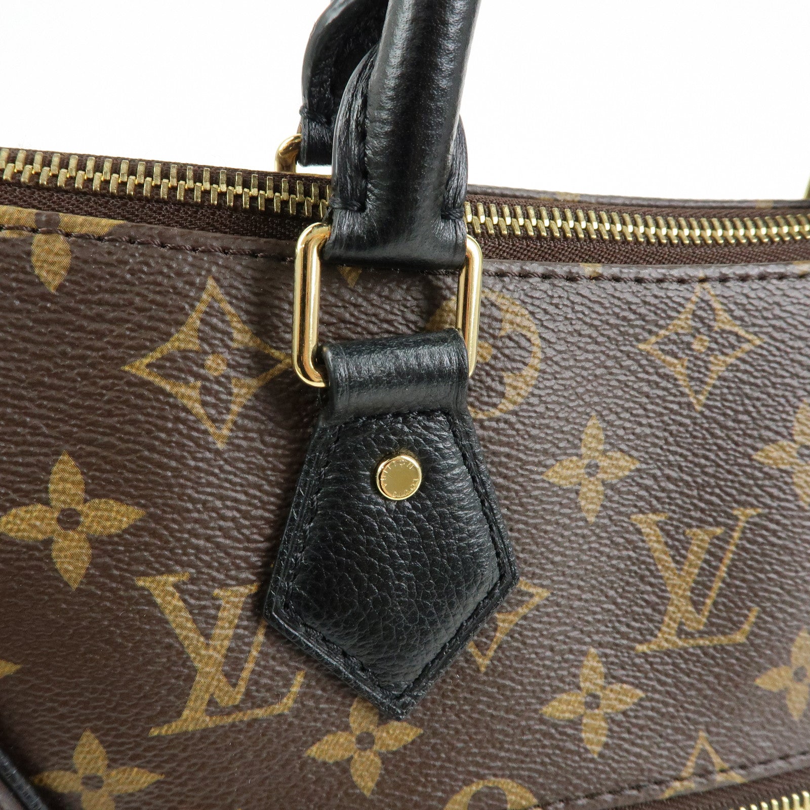 Louis Vuitton Monogram Canvas Leather Tournelle PM 2Way Bag M44057