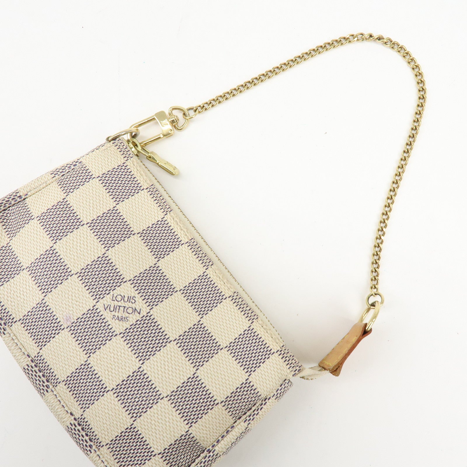 Louis Vuitton Damier Azur Mini Pochette Accesoire Pouch N58010