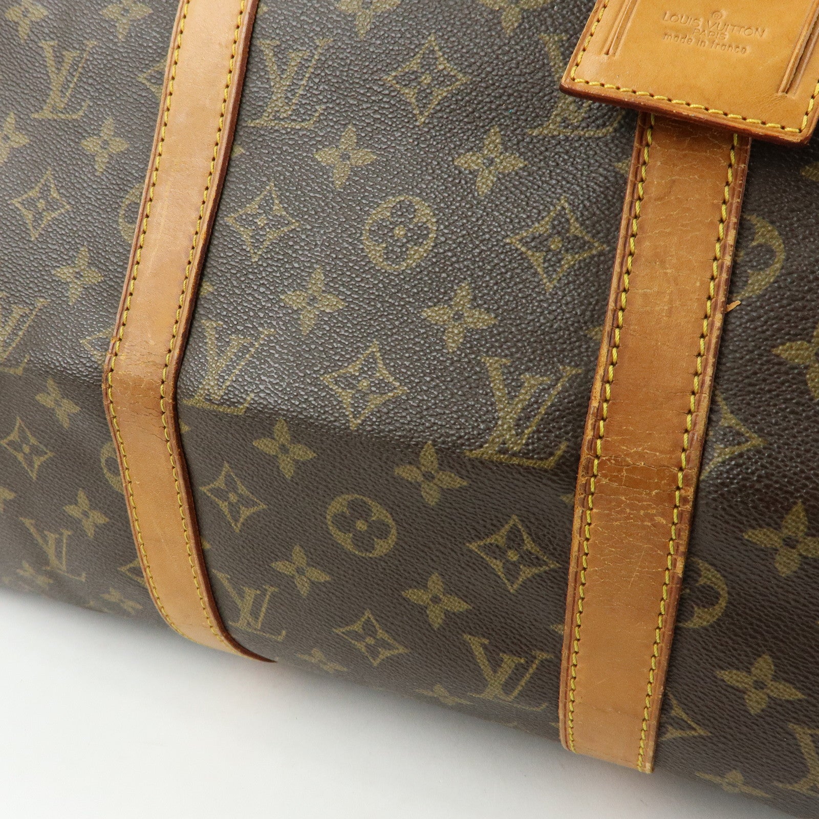 Louis Vuitton Monogram Keep All Bandouliere 50 Boston Bag M41416
