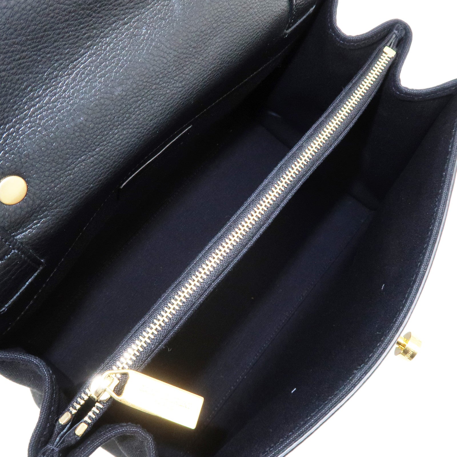 SAINT LAURENT PARIS Leather Muse Toe 2Way Bag Hand Bag 368229