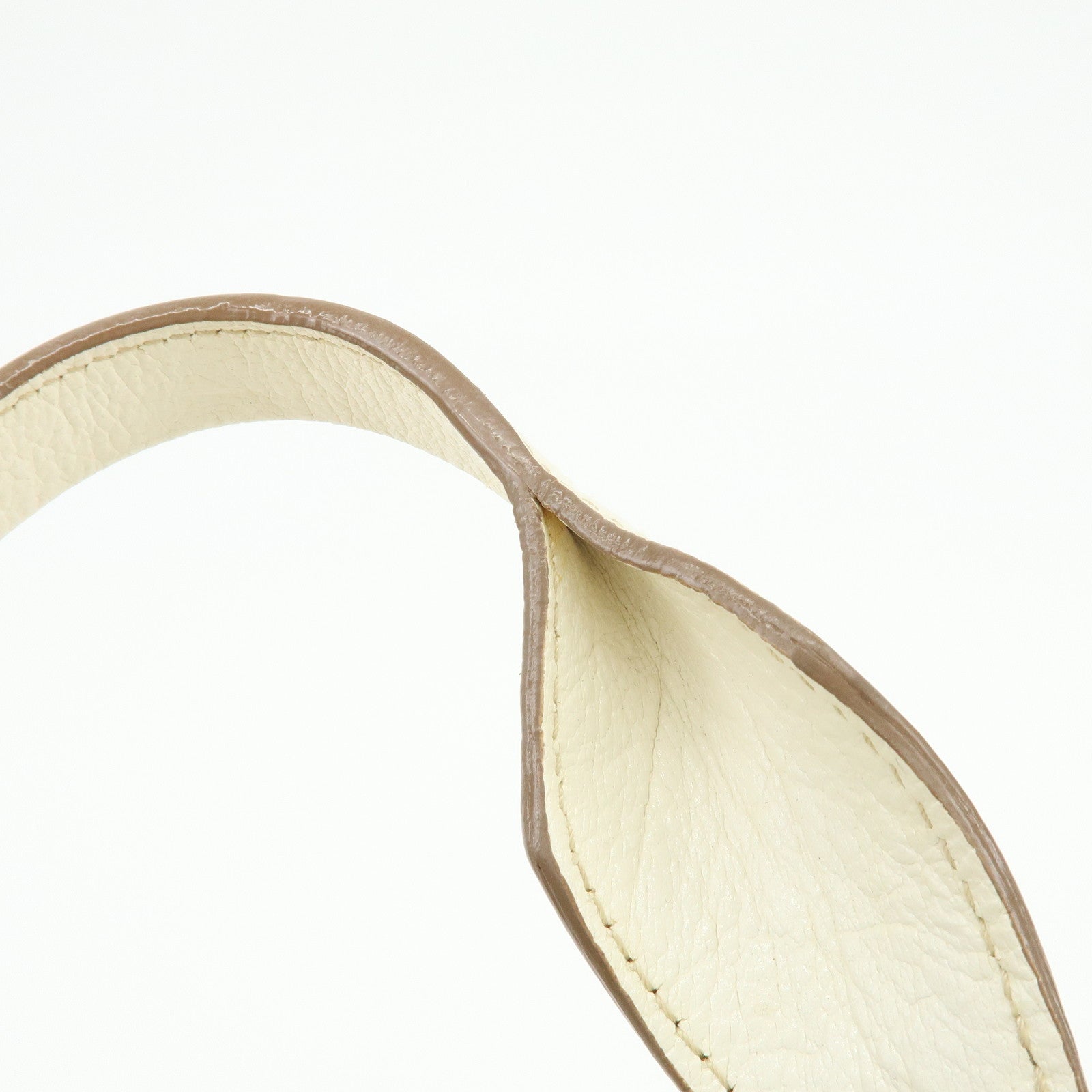 Cartier Marcello Leather 2Way Bag Shoulder Bag Hand Bag Ivory