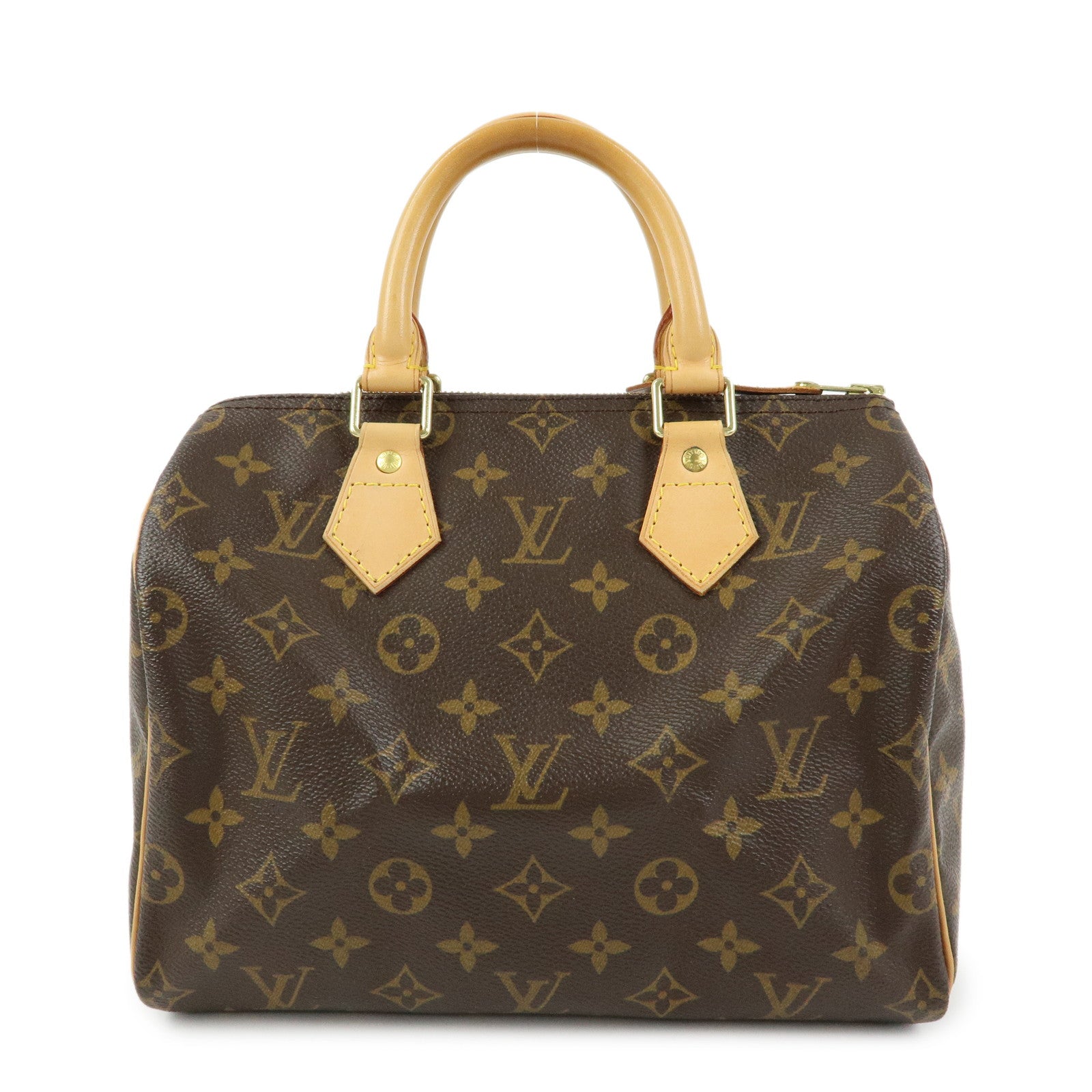 Louis Vuitton Monogram Speedy 25 Boston Bag Hand Bag Brown M41528
