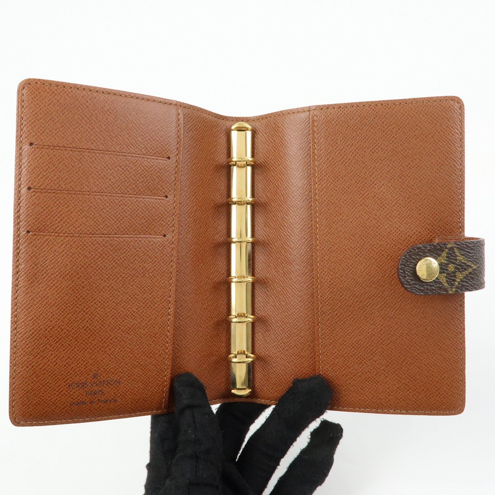 Louis Vuitton Monogram Agenda PM Planner Cover Brown R20005