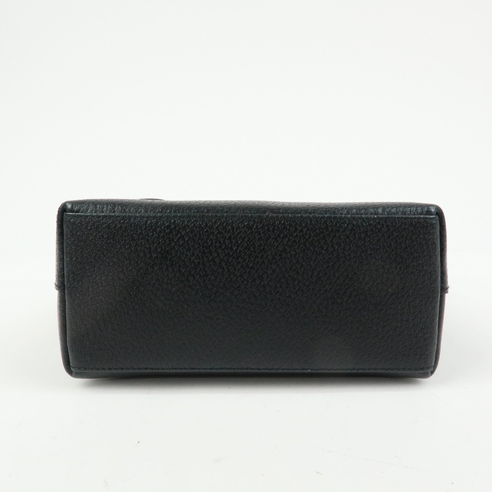 GUCCI Jackie Nylon Leather Shoulder Bag Hand Bag Black 001・3876