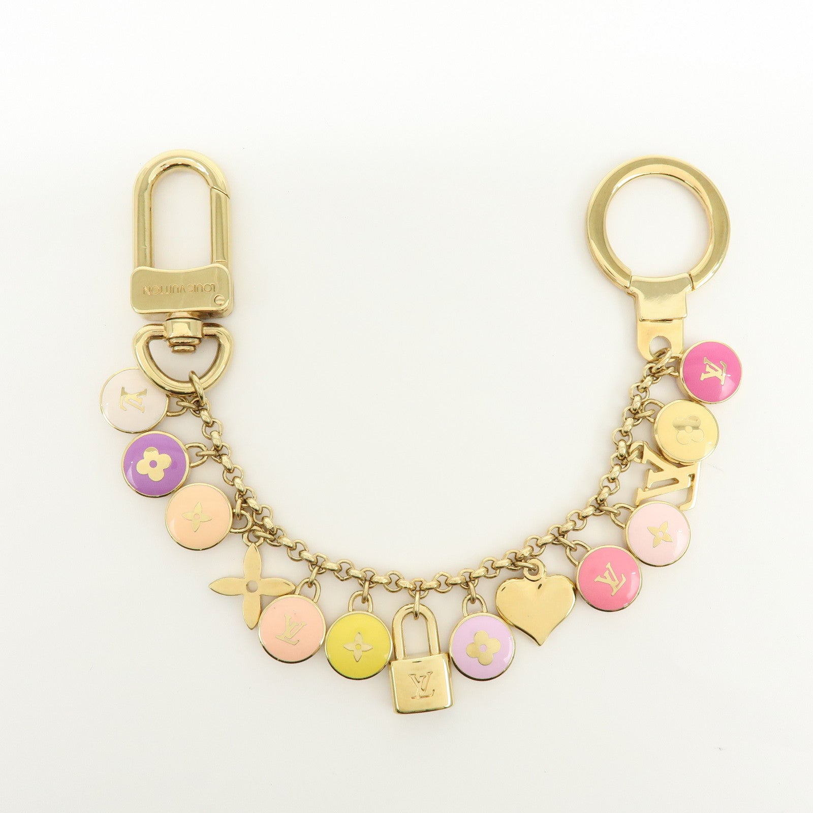 Louis Vuitton Porte Cles Chaine Pastilles Metal Key Chain M66172