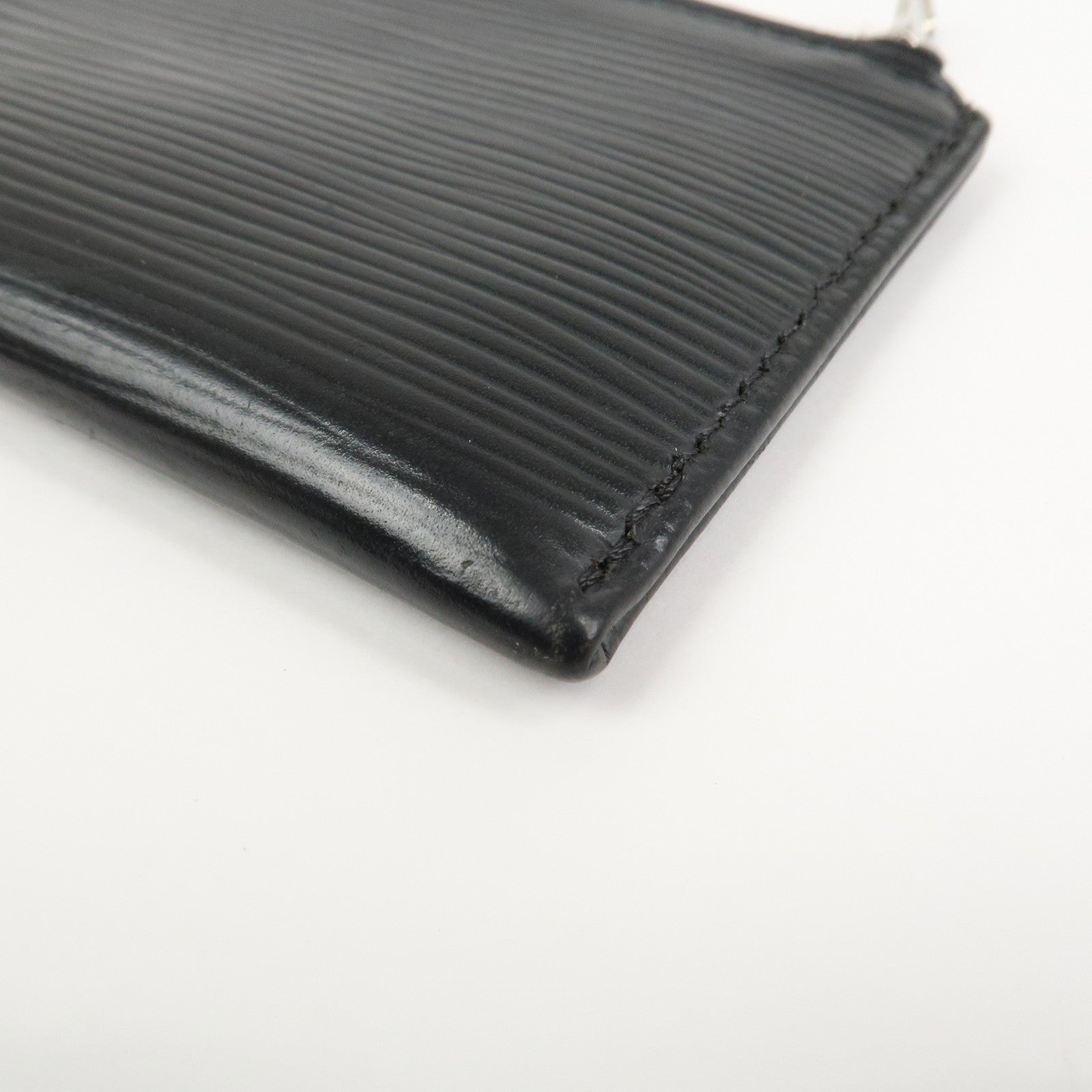 Louis Vuitton Epi Coin Case Coin Wallet Black