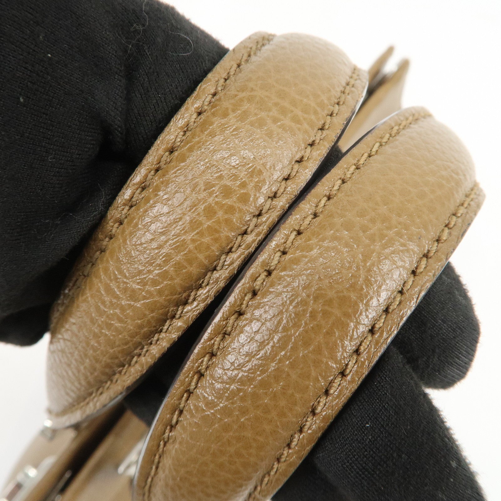 GUCCI Zumi Leather 2Way Bag Hand Bag Shoulder Bag Brown 569712