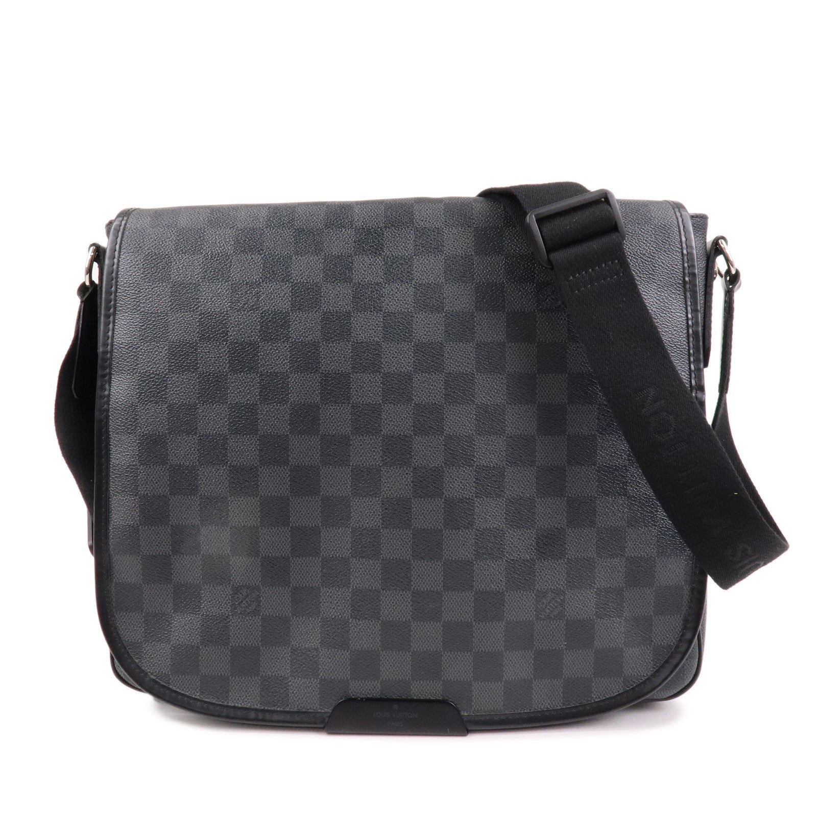 Louis Vuitton Damier Graphite Daniel MM Shoulder Bag N58029
