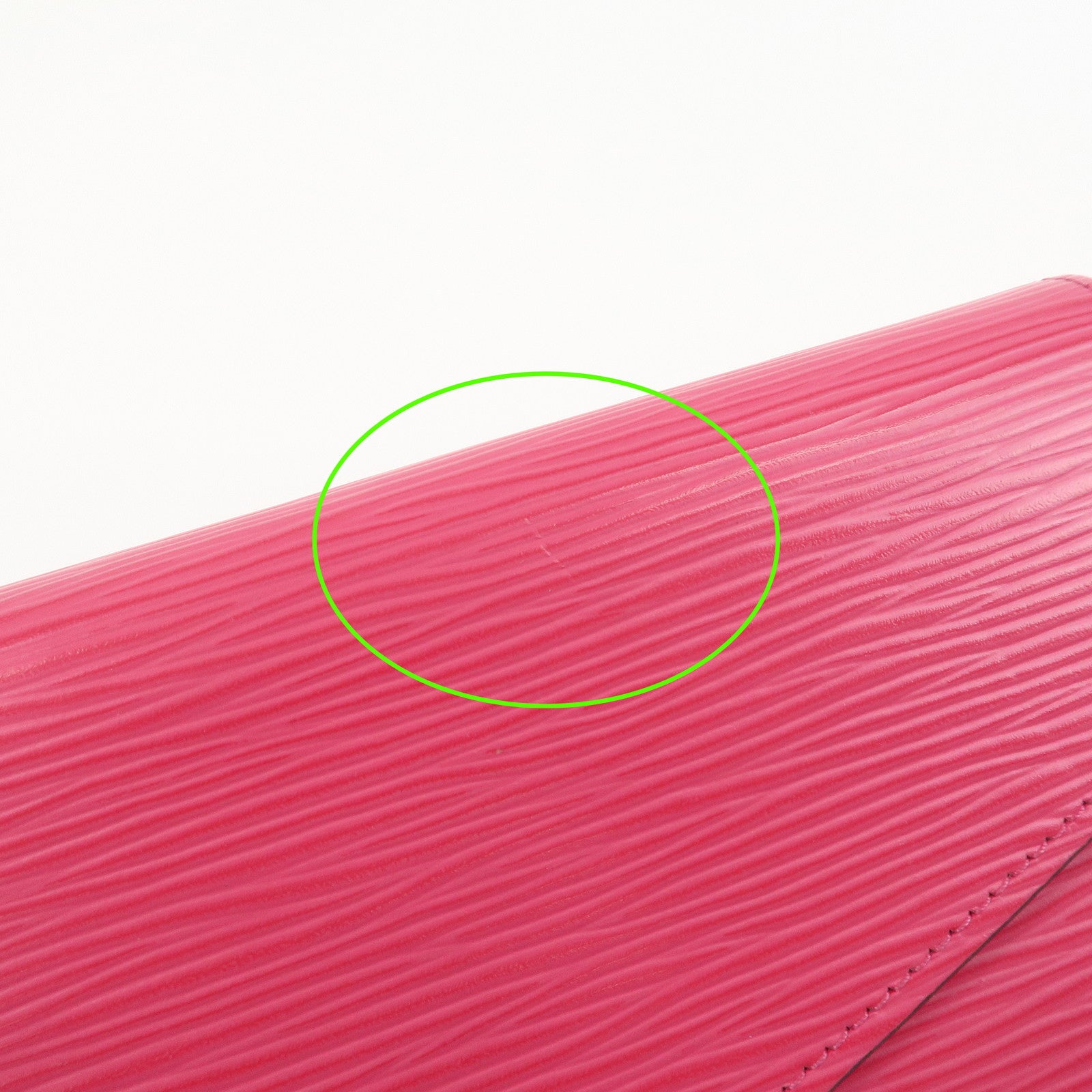 Louis Vuitton Epi Portefeuille Sarah Long Wallet Fuchsia M60580