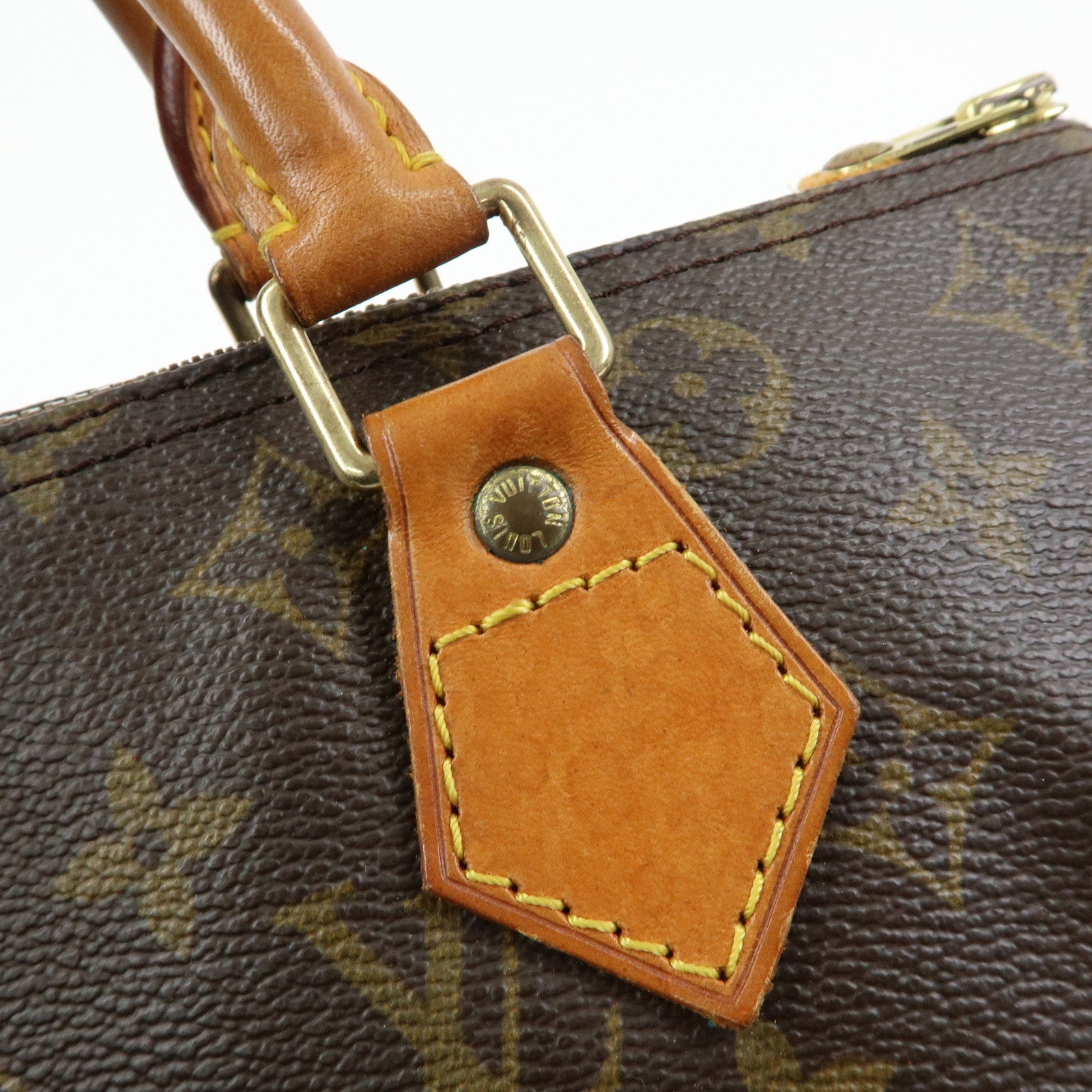 Louis Vuitton Monogram Speedy 30 Boston Bag Hand Bag Brown M41526