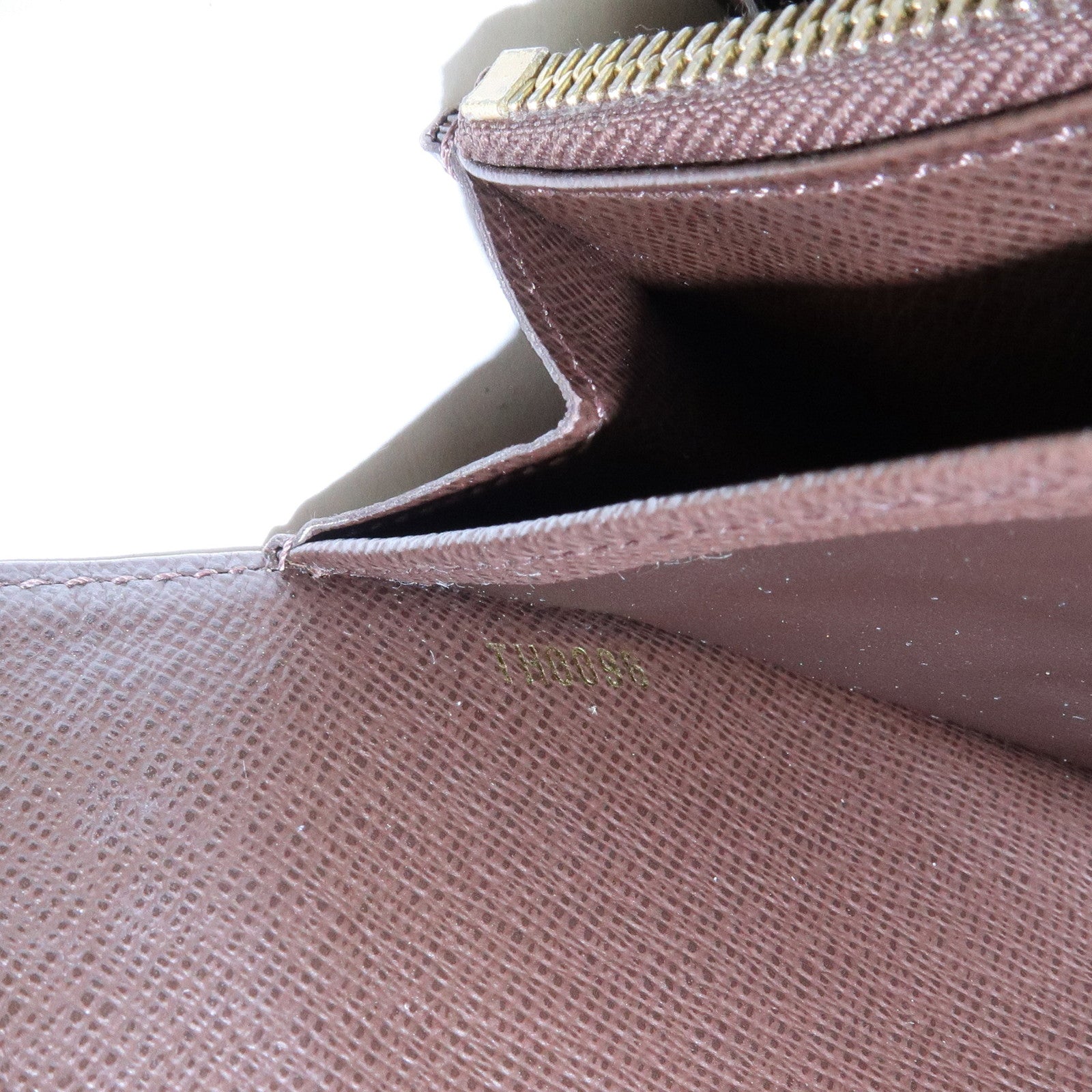 Louis Vuitton Monogram Mini Lin Canvas Long Wallet Brown M95234