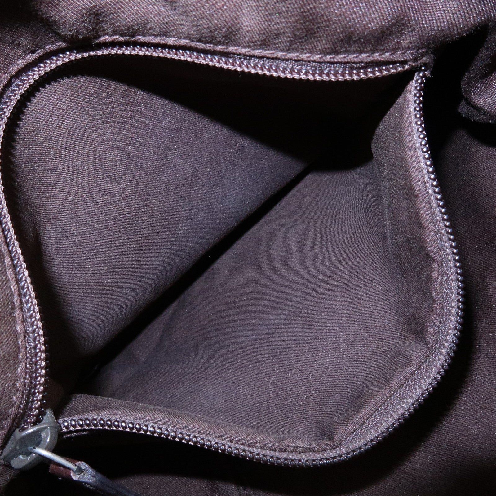 GUCCI GG Canvas Leather Shoulder Bag Crossbody Bag Brown 145857 Used