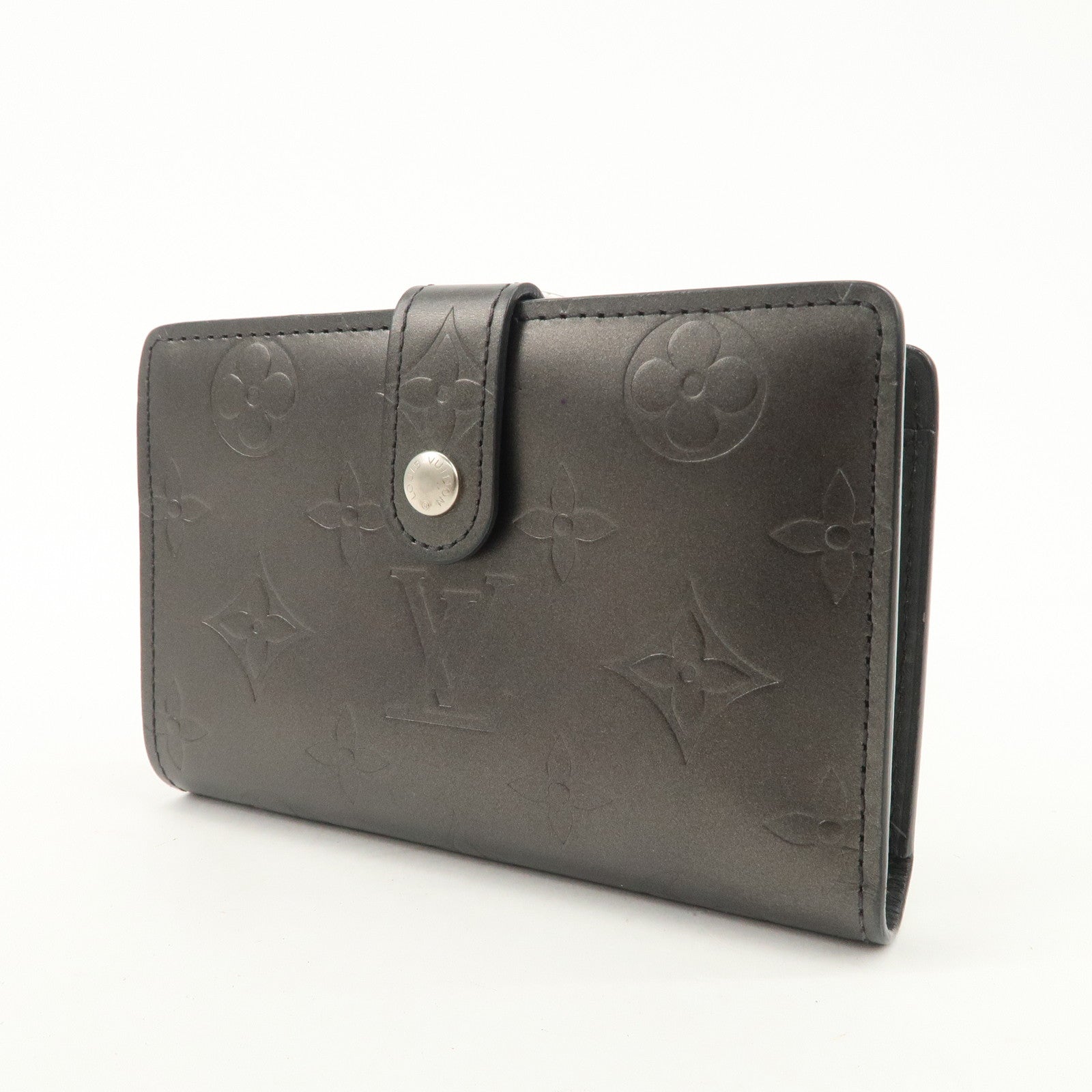 Louis Vuitton Monogram Matte Portefeuille Viennois Noir M65147