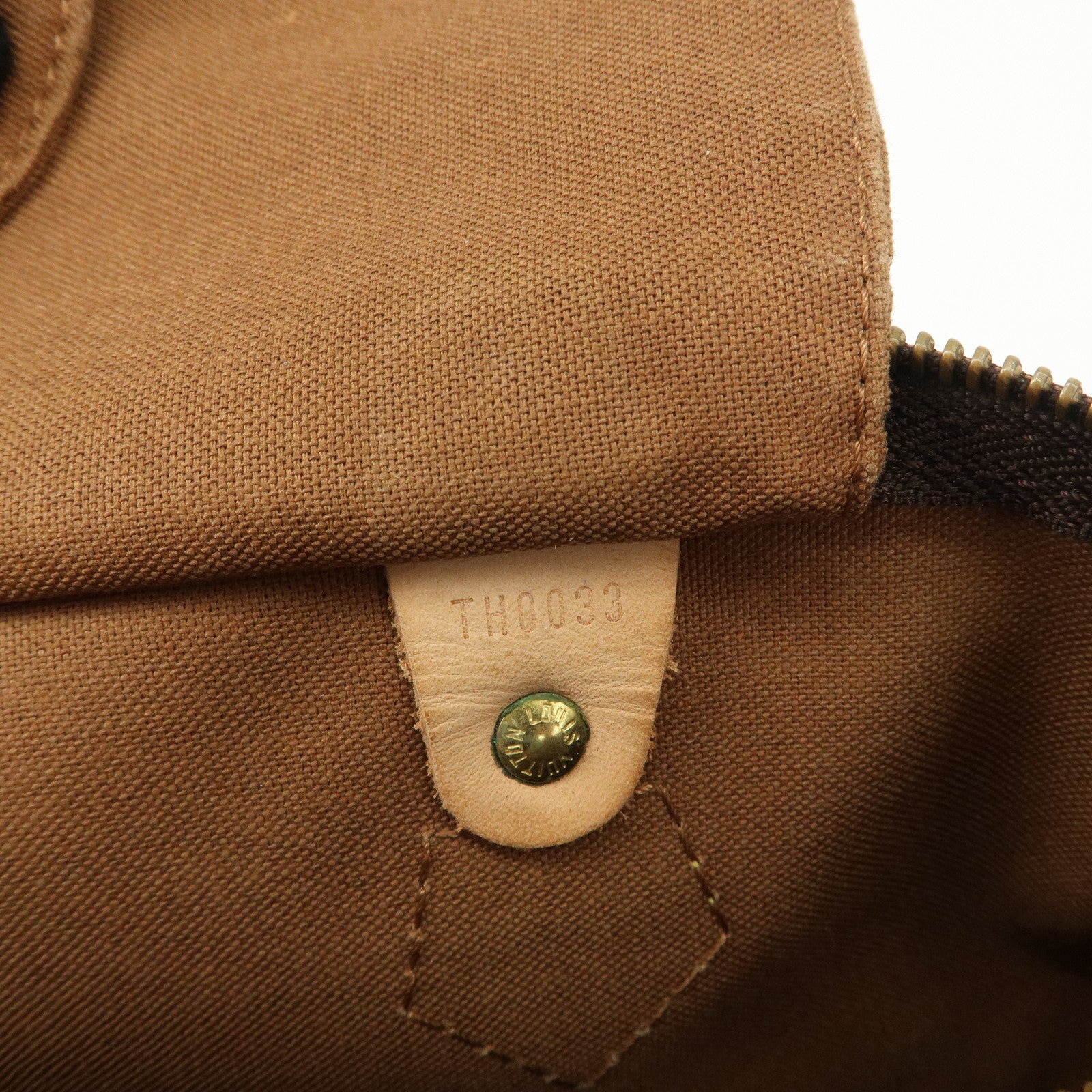 Louis Vuitton Monogram Speedy 30 Hand Bag Boston Bag Brown M41526 Used