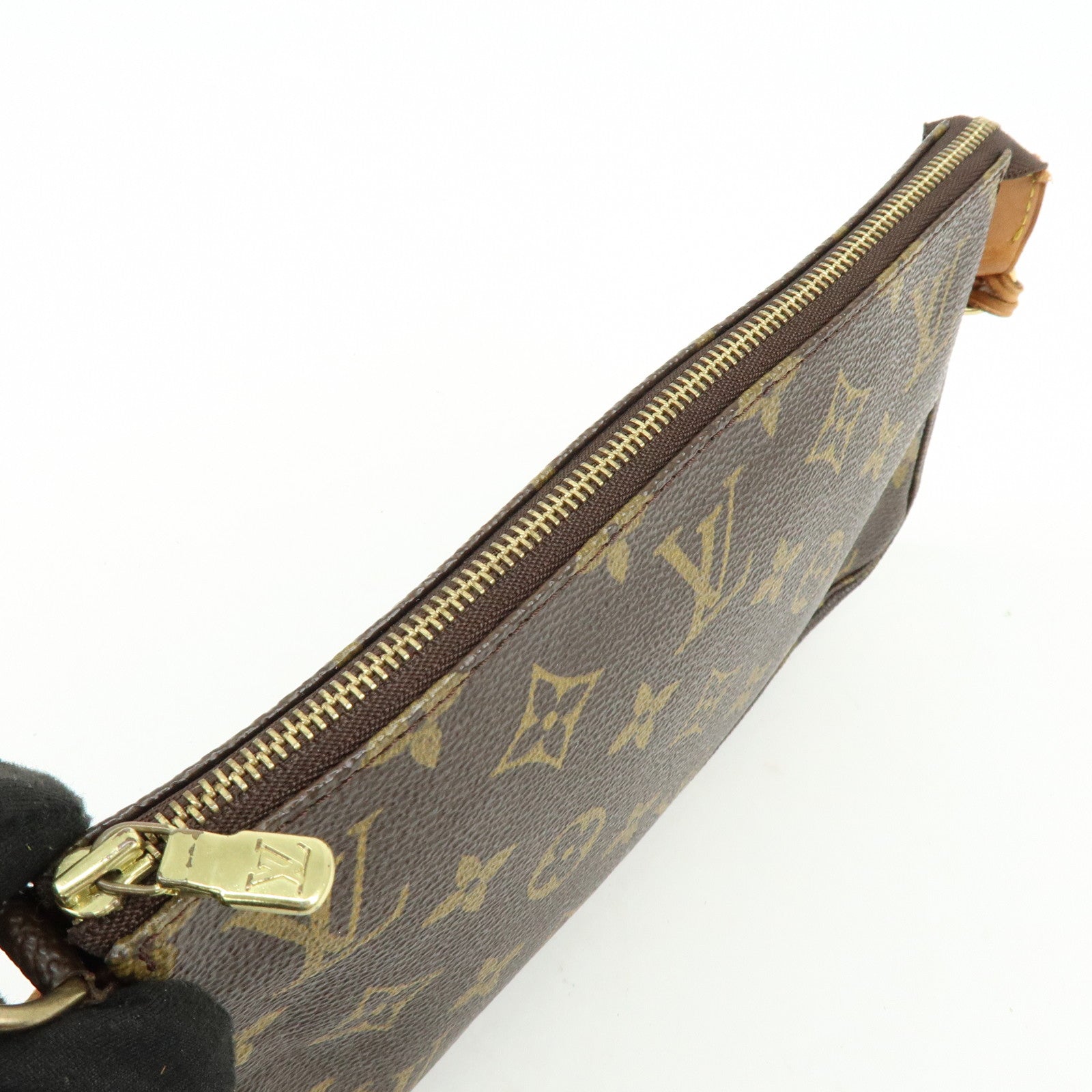 Louis Vuitton Monogram Pochette Accessoires Pouch Hand Bag M51980
