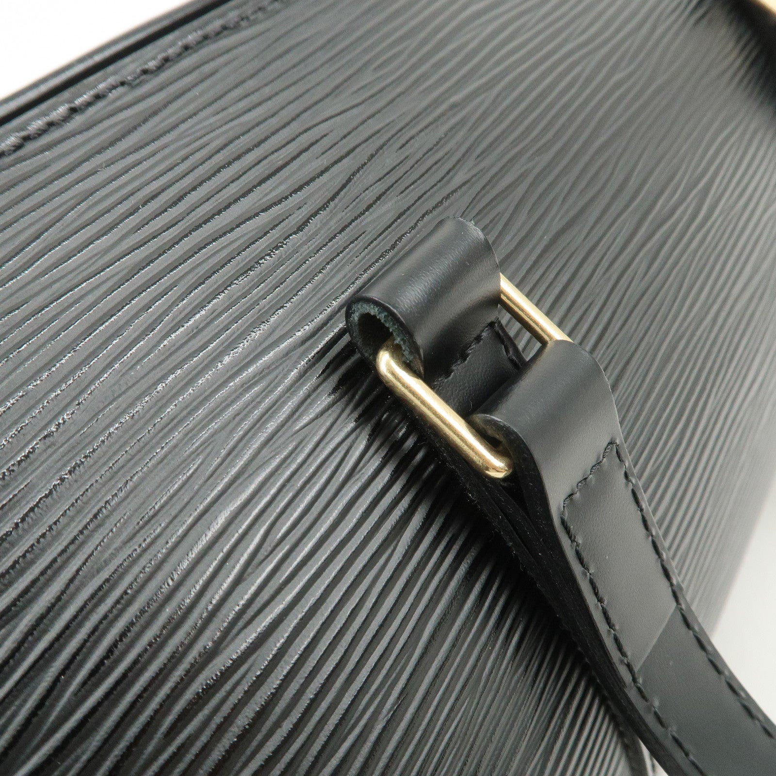 Louis Vuitton Epi Soufflot Hand Bag Shoulder Bag Noir M52862