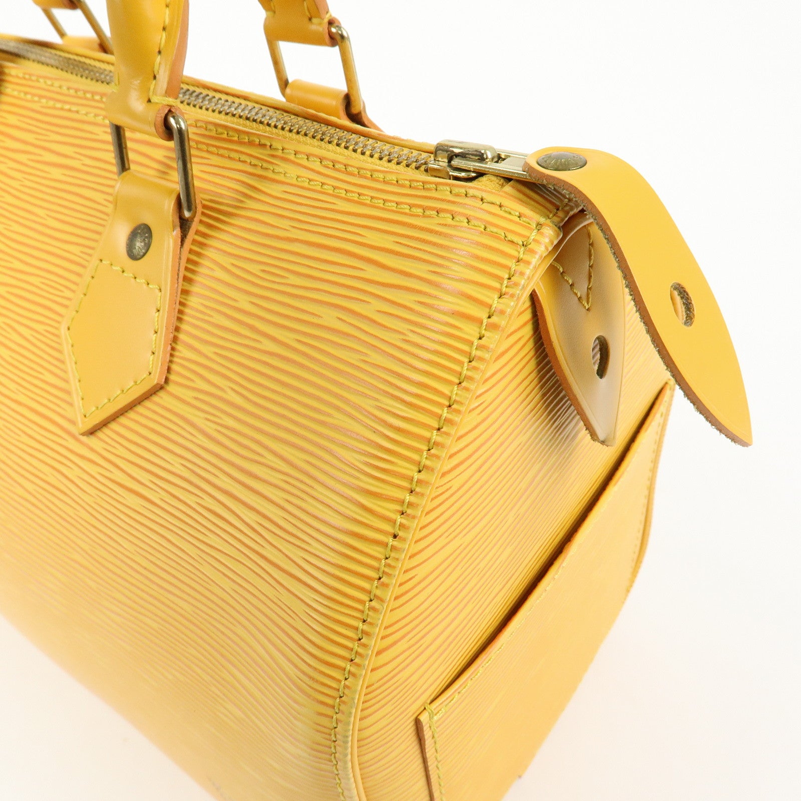 Louis Vuitton Epi Speedy 25 Boston Bag Hand Bag Yellow M43019