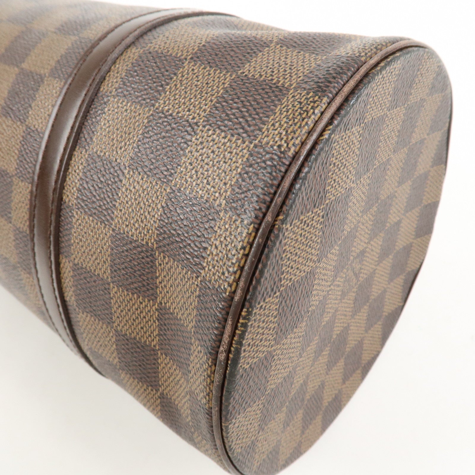 Louis Vuitton Damier Ebene Papillon 30 Hand Bag Brown N51303
