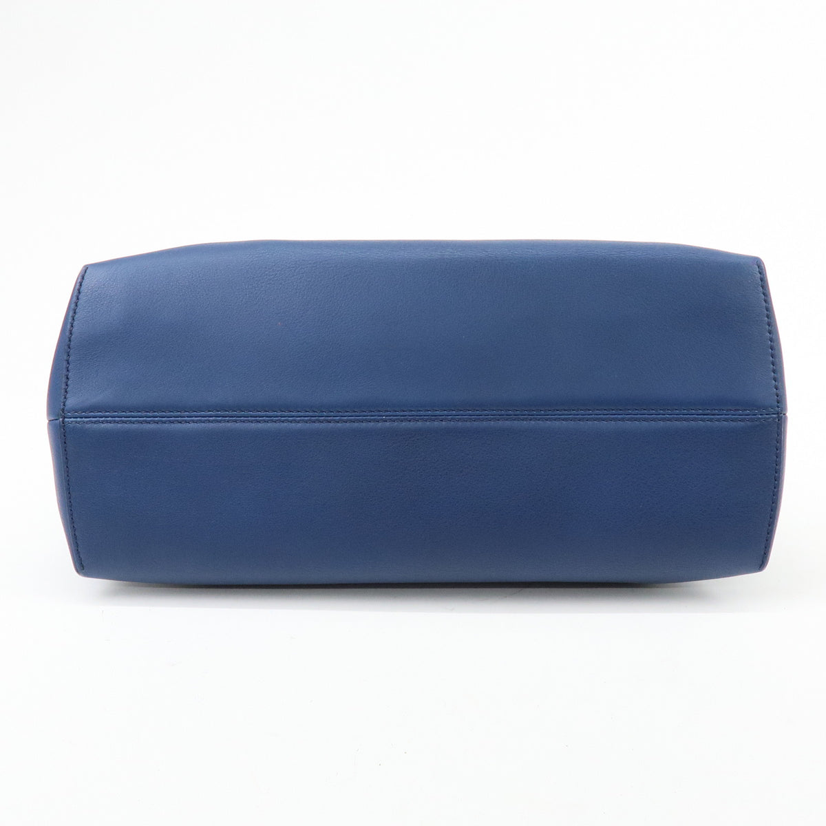 FENDI By The Way Leather 2Way Bag Hand Bag Shoulder Bag Blue 8BL124