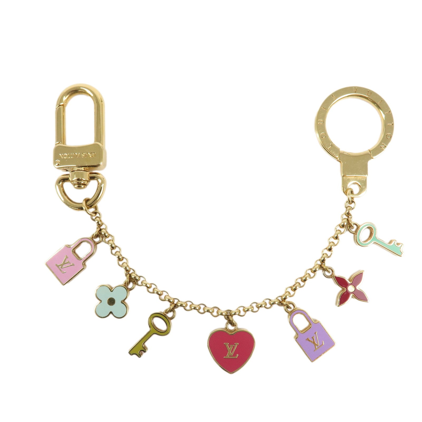 Louis Vuitton Porte Cles Chaine Pretty Metal Bag Charm  M66131