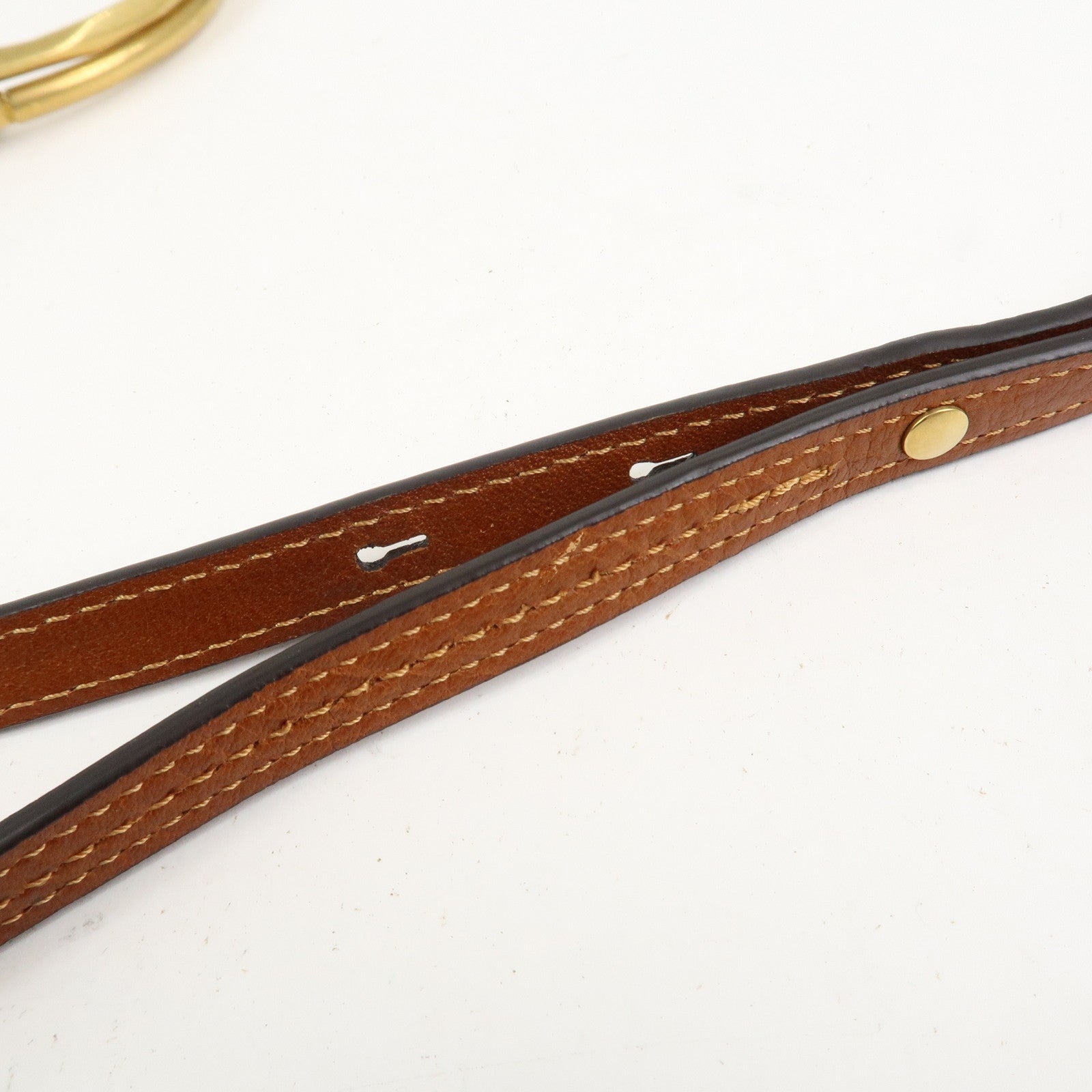 Chloe Alphabet Nile Minaudier Calf Leather 2Way Bag Shoulder Bag