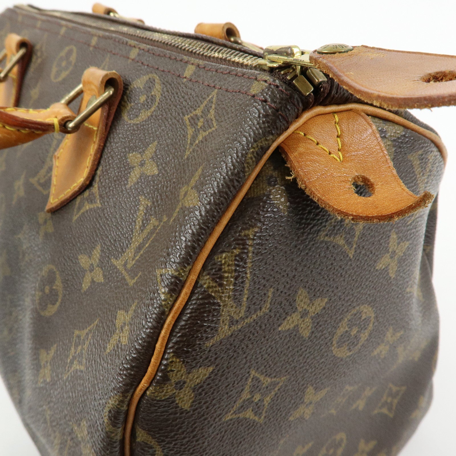 Louis Vuitton Monogram Speedy 30 Boston Bag Hand Bag Brown M41526