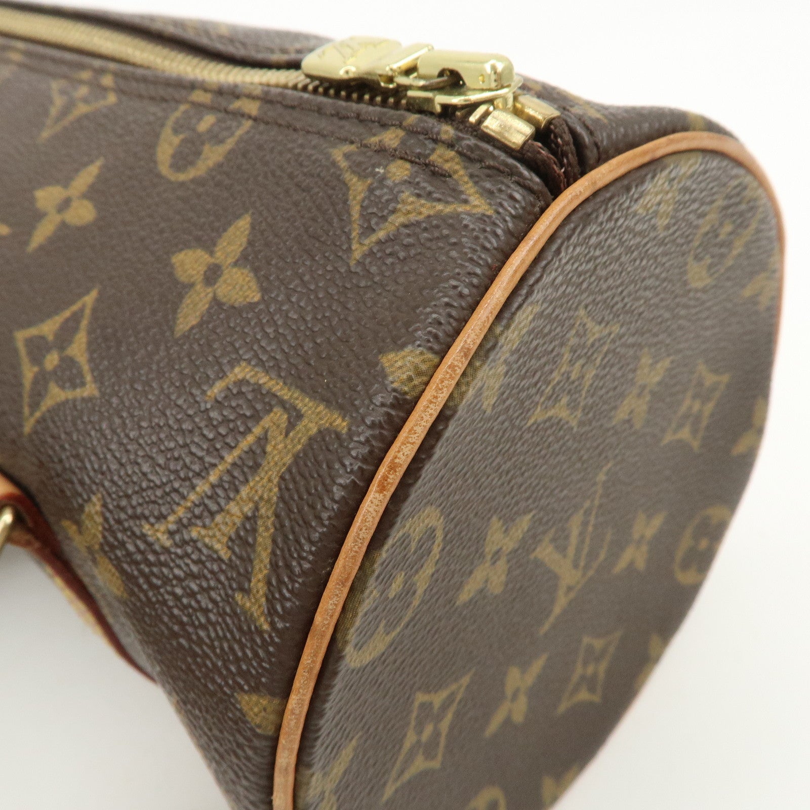 Louis Vuitton Monogram Papillon 26 Hand Bag Brown M51386