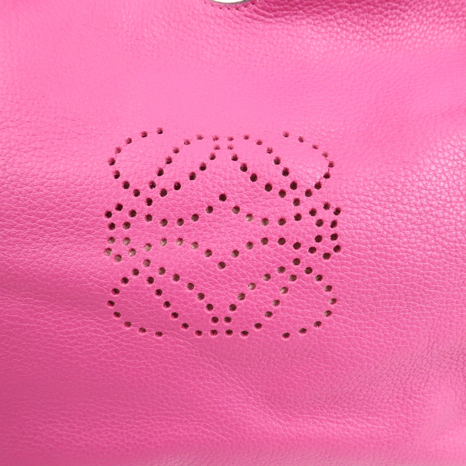 LOEWE Logo Dunas Anagram Leather Hand Bag Shoulder Bag Pink