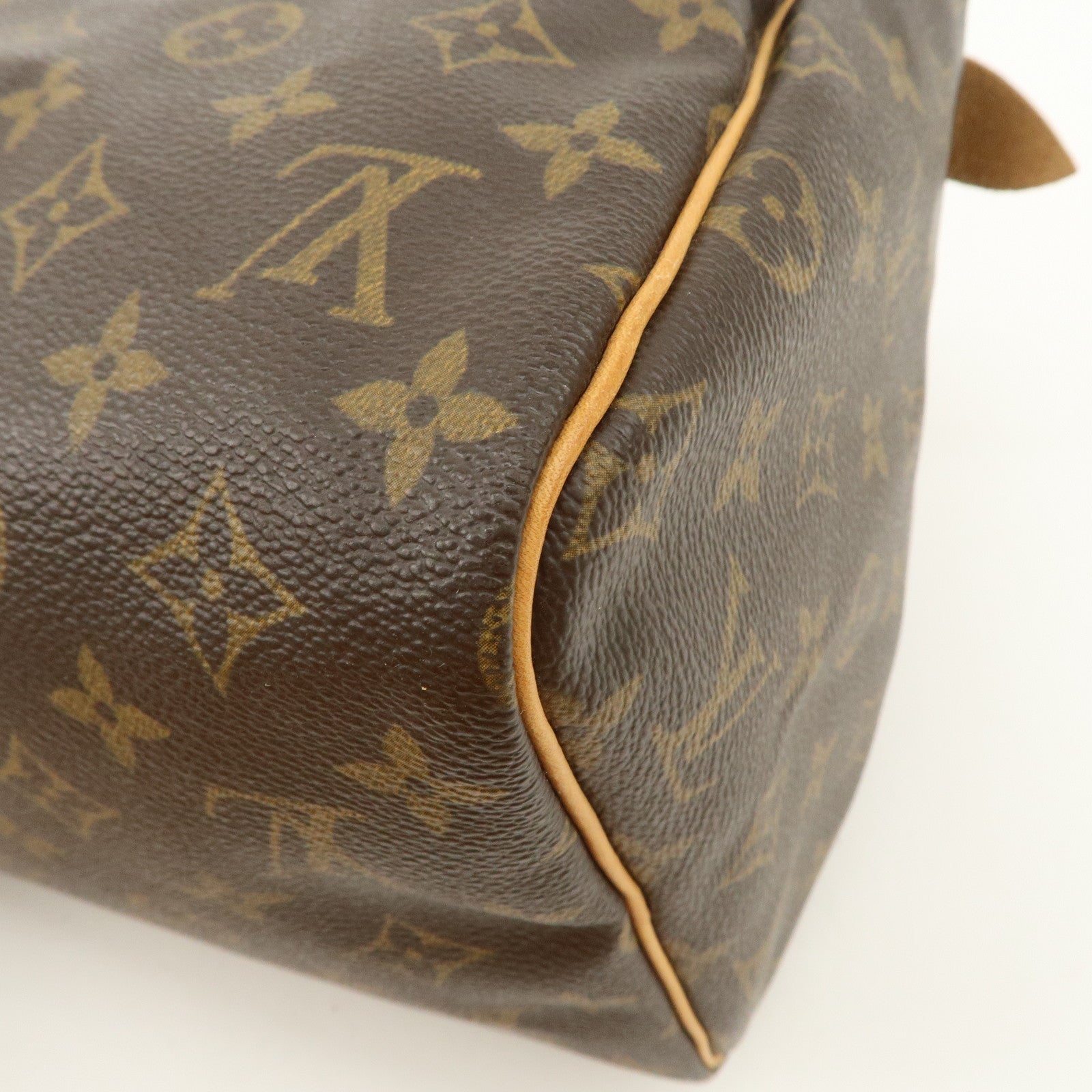 Louis Vuitton Monogram Speedy 30 Boston Bag Hand Bag Brown M41526