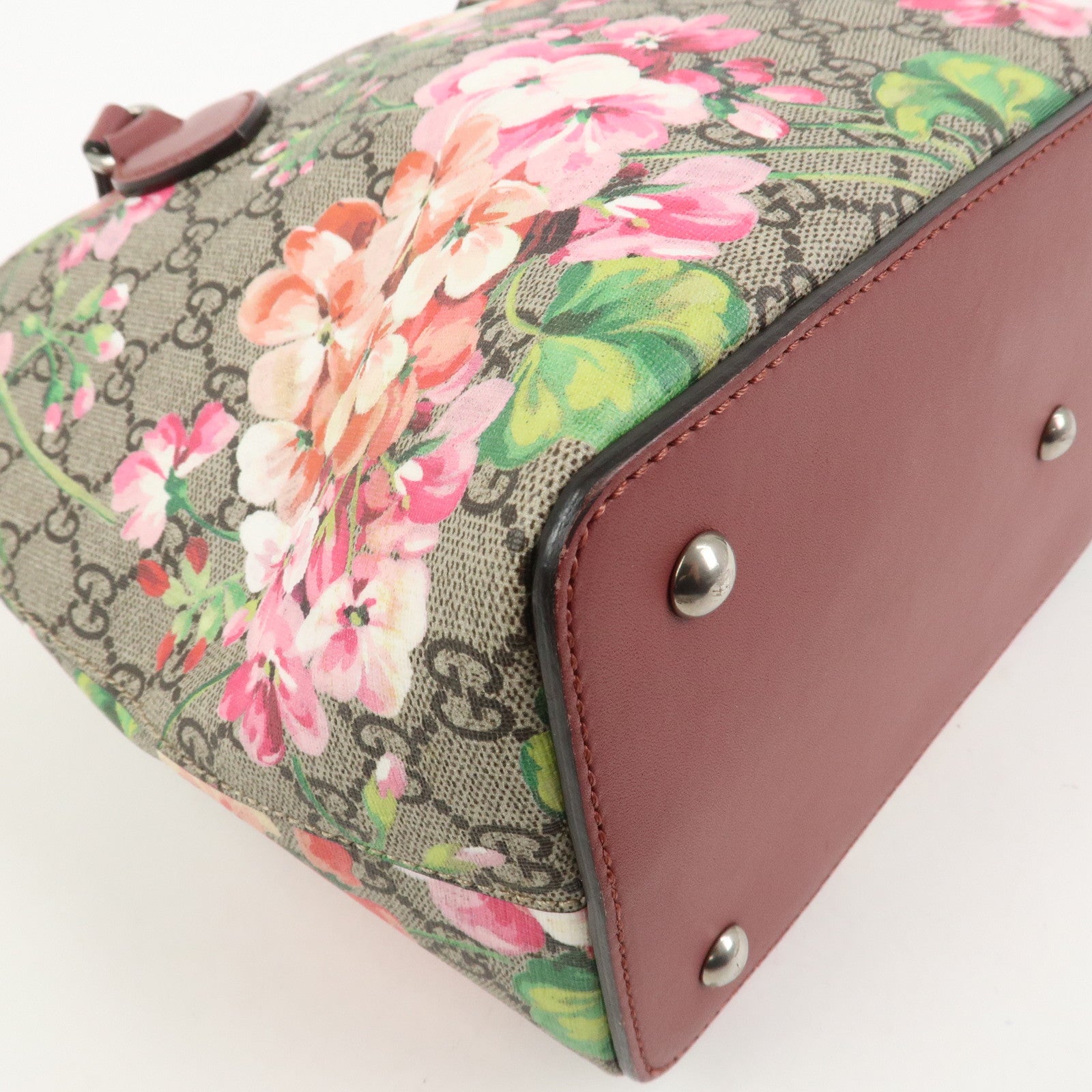 GUCCI GG Blooms GG Supreme 2Way Hand Shoulder Bag Floral 429147