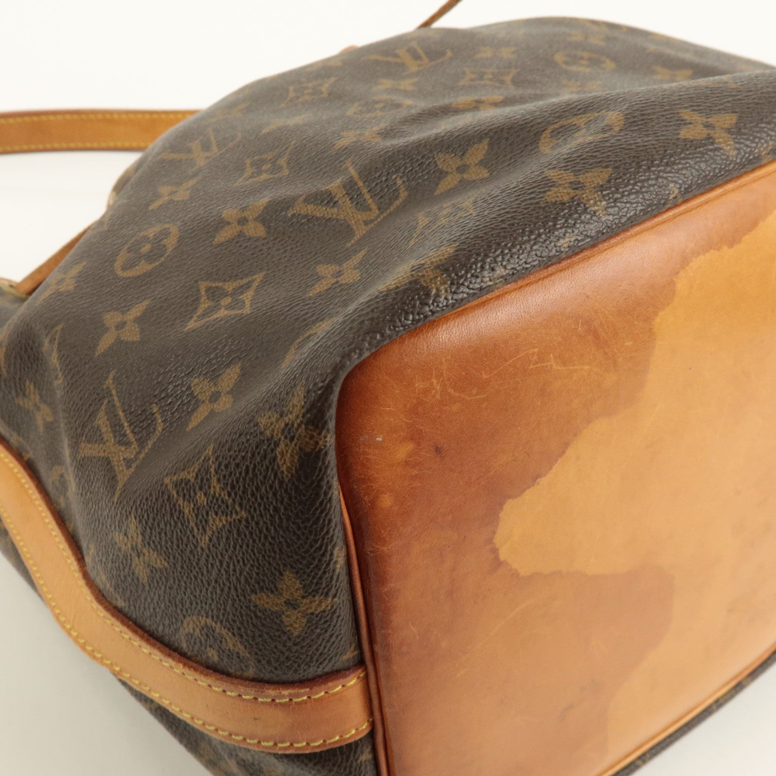 Louis Vuitton Monogram Petit Noe Shoulder Bag Brown M42226 Used