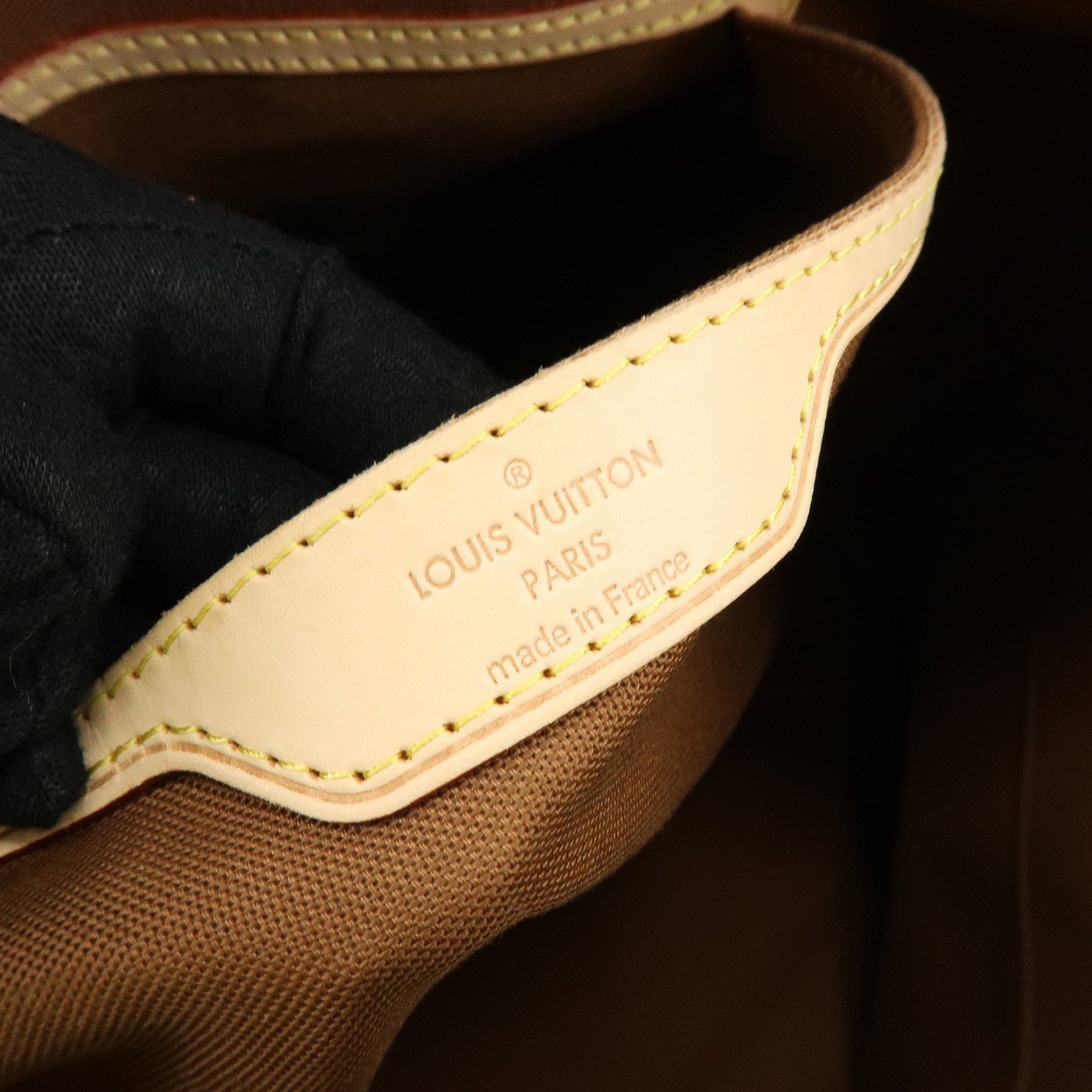 Louis Vuitton Monogram Palermo GM 2Way Hand Bag Brown M40146