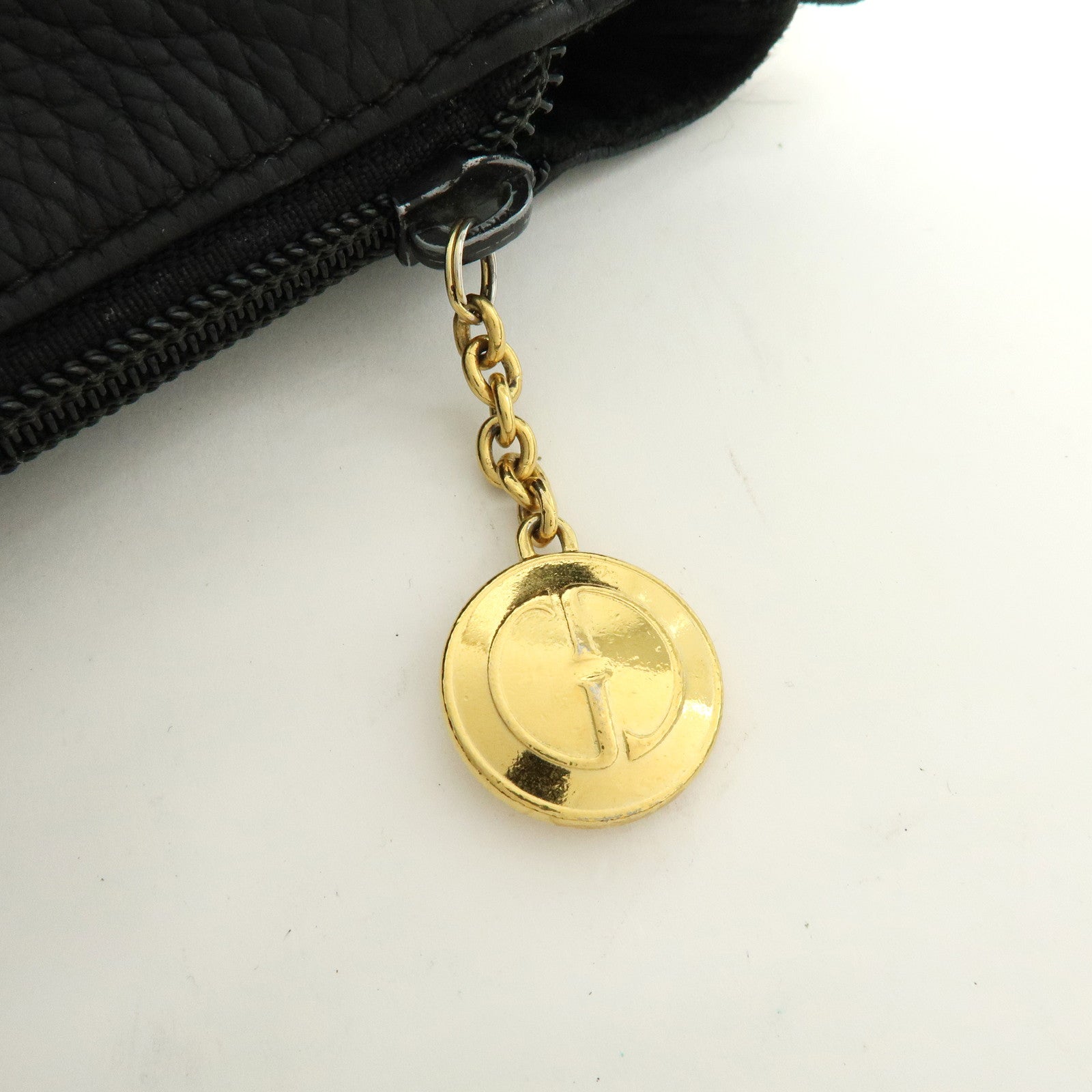 GUCCI Leather Shoulder Bag Crossbody Bag Black 001・115・1206