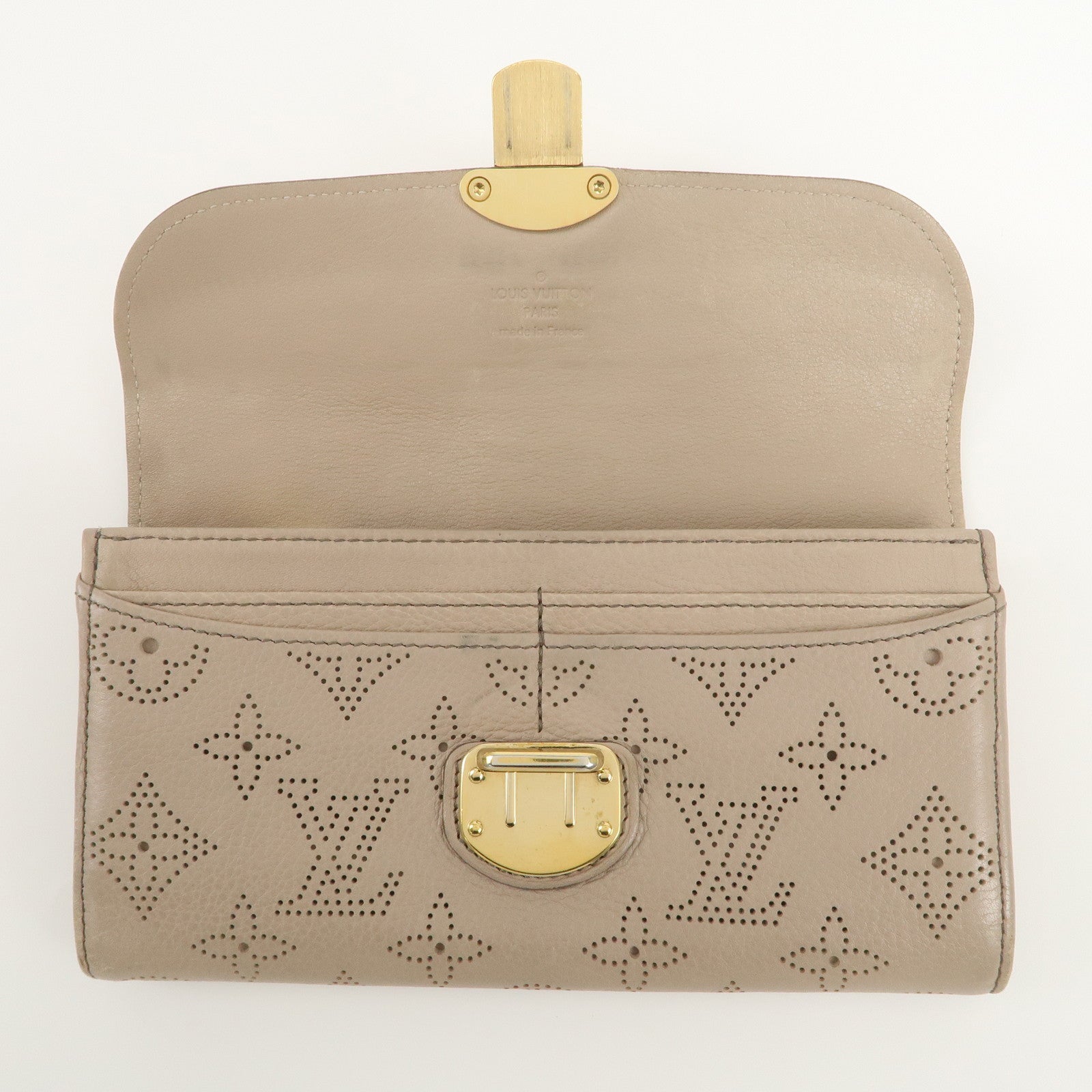 Louis Vuitton Monogram Mahina Portefeuille Iris Long Wallet M58094