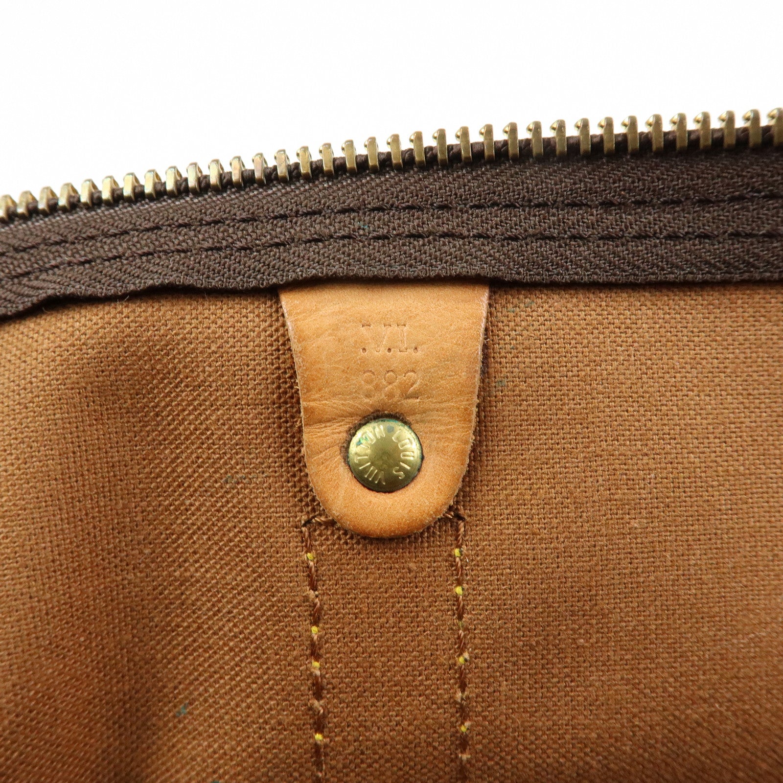 Louis Vuitton Monogram Keep All Bandouliere 55 Boston Bag M41414