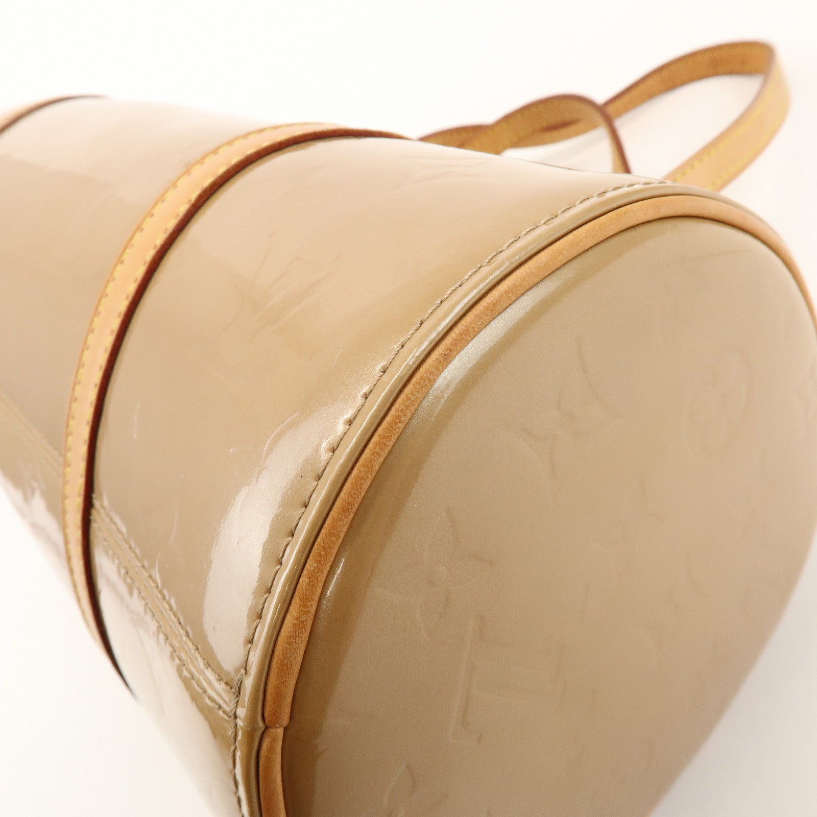 Louis Vuitton Monogram Vernis Bedford Hand Bag Noisette M91329