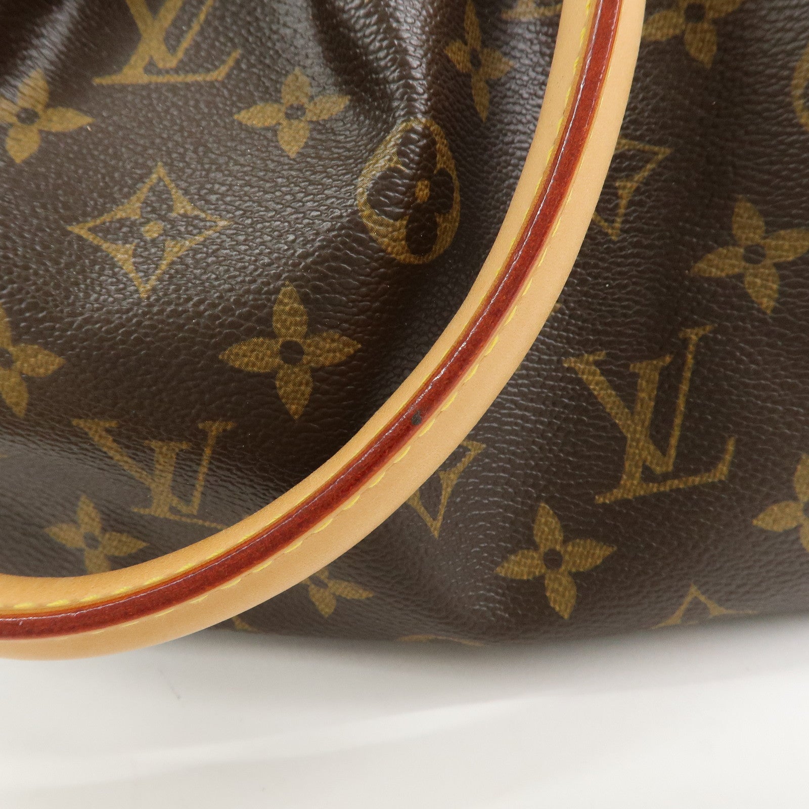 Louis Vuitton Monogram Tivoli PM Hand Bag Shoulder Bag Brown M40143