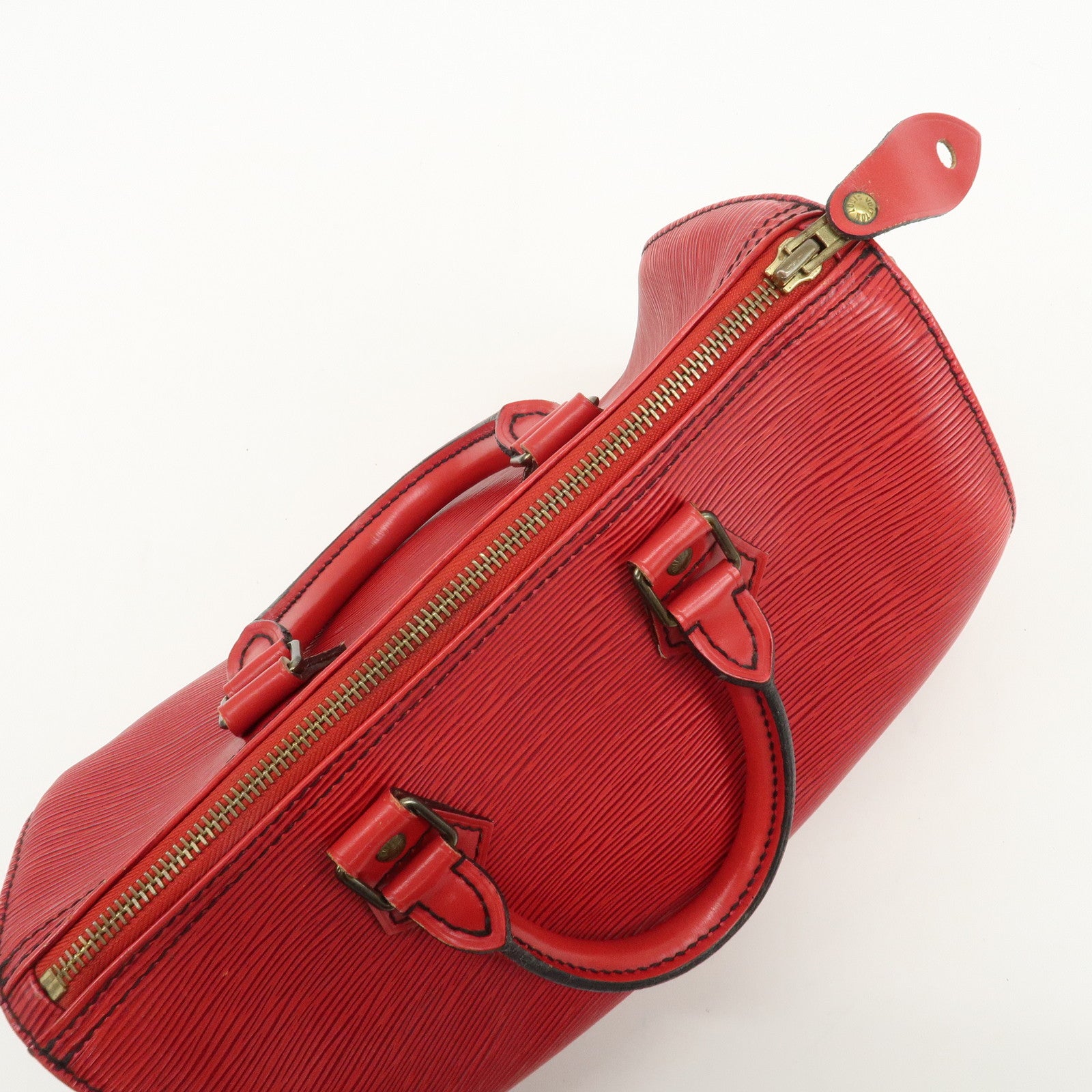 Louis Vuitton Epi Speedy 25 Hand Boston Bag Castilian Red M43017