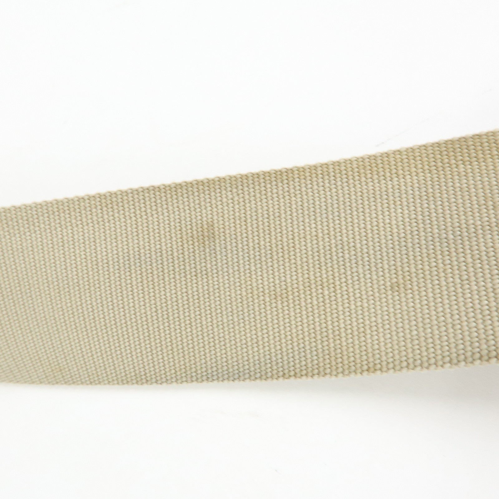 CHANEL Canvas Leather 2Way Bag Hand Bag Shoulder Bag Black Ivory