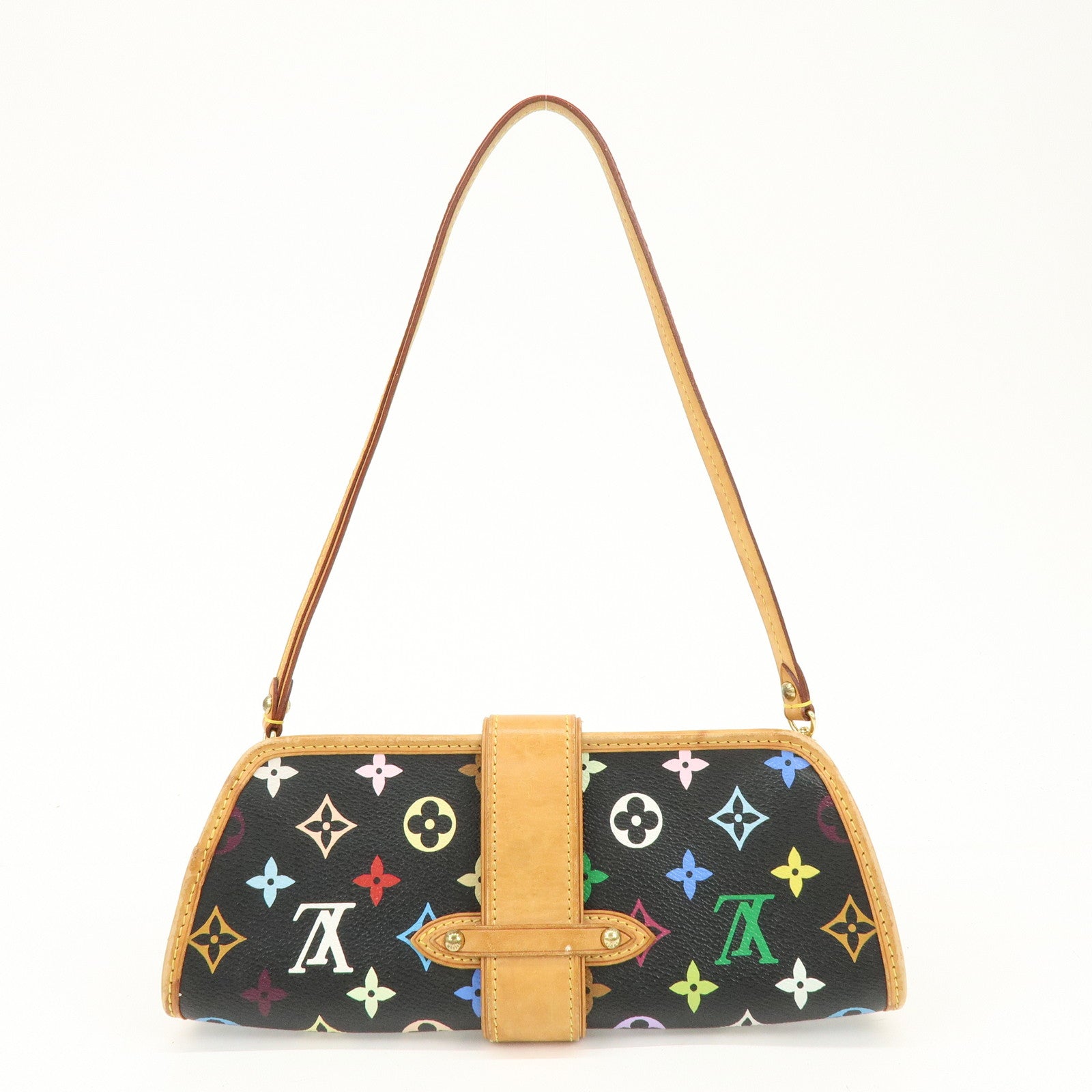 Louis Vuitton Monogram Multi Color Shirley Shoulder Bag Noir M40050