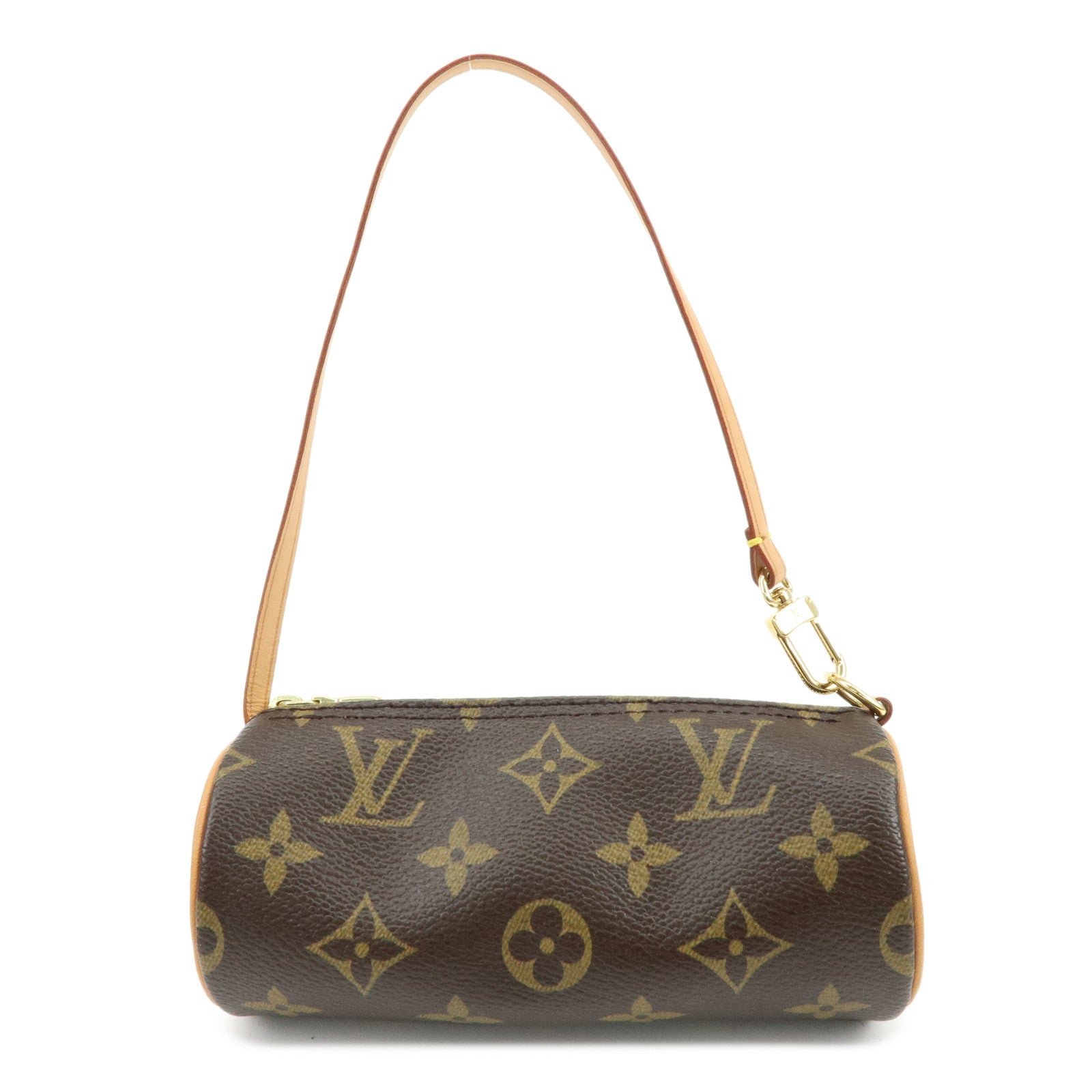 Louis Vuitton Monogram Mini Pouch for Papillon Bag Brown