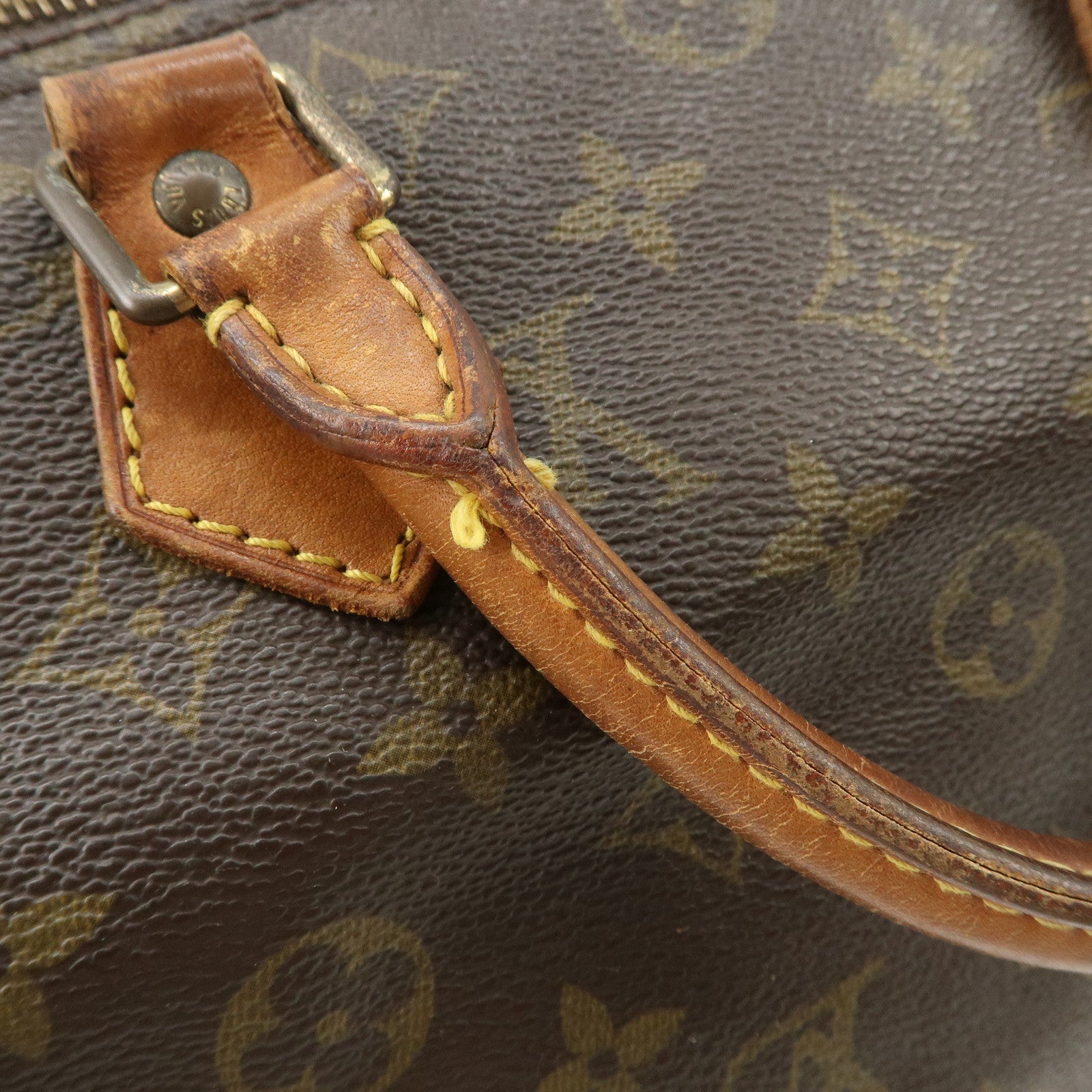 Louis Vuitton Monogram Speedy 30 Hand Bag Boston Bag M41526 Used