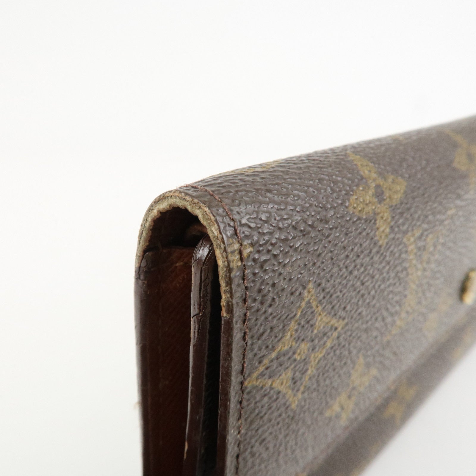 Louis Vuitton Set of 2 Monogram Canvas Long Wallet M61215 Used