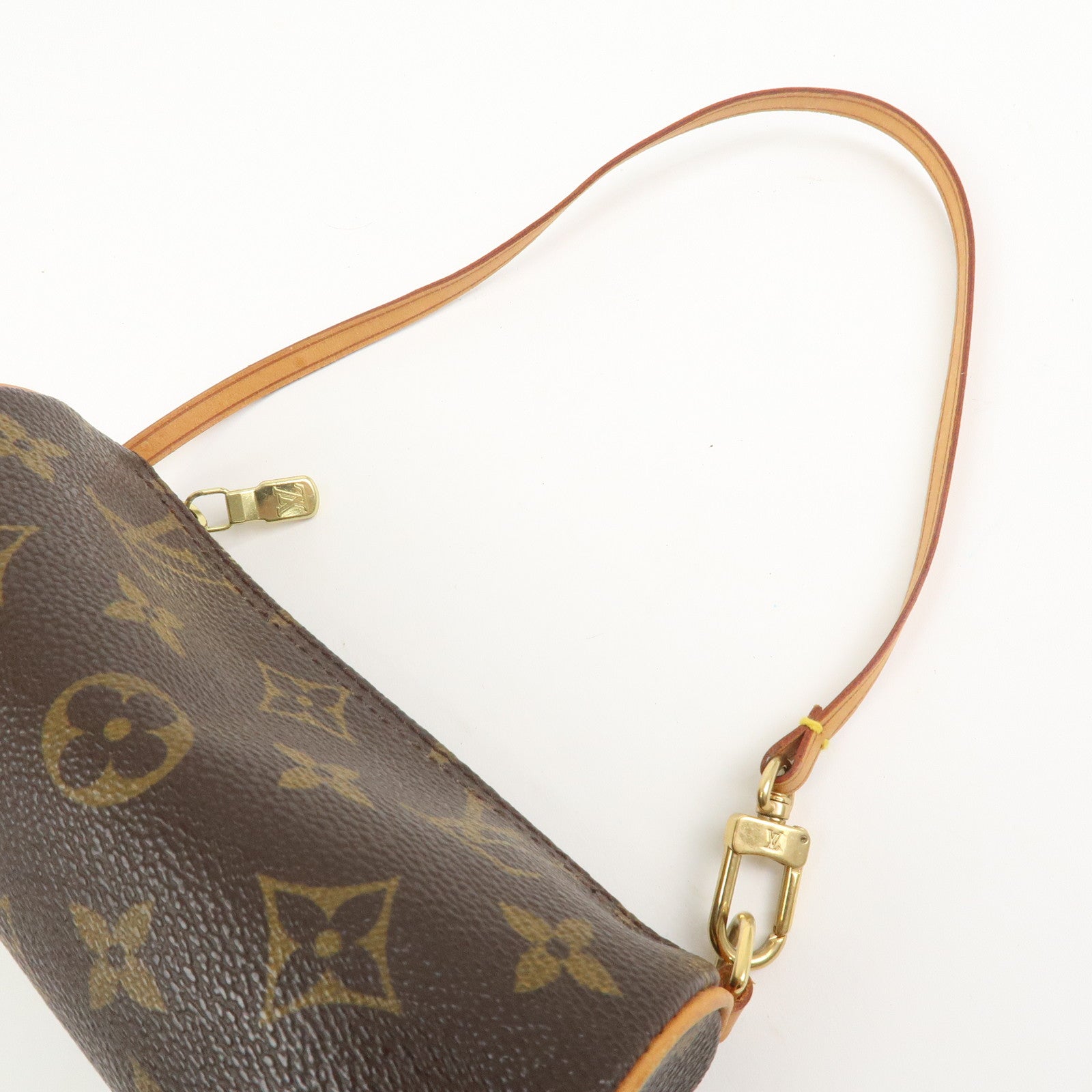 Louis Vuitton Monogram Mini Pouch for Papillon Bag Brown