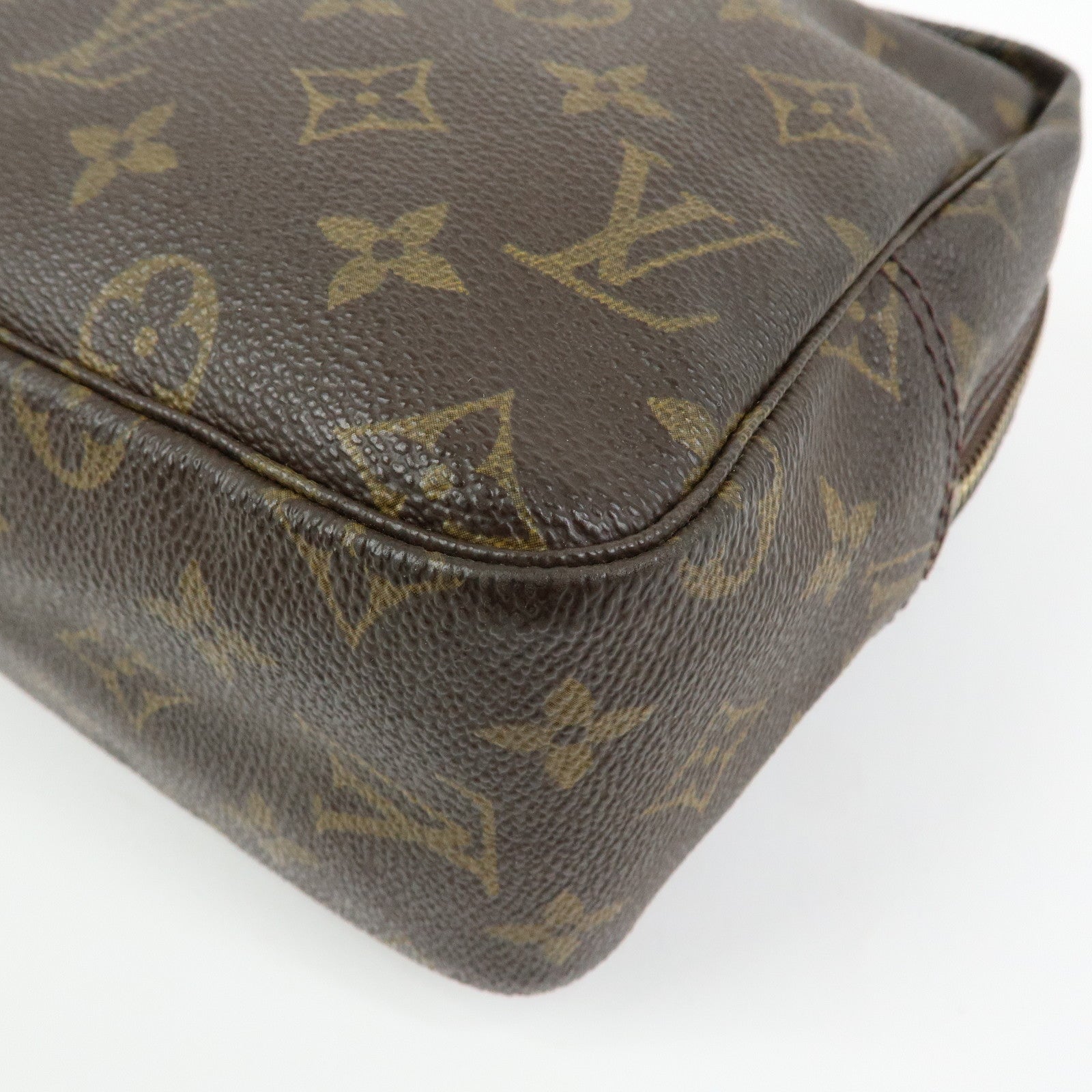 Louis Vuitton Monogram Trousse Toilette 28 Pouch Brown M47522
