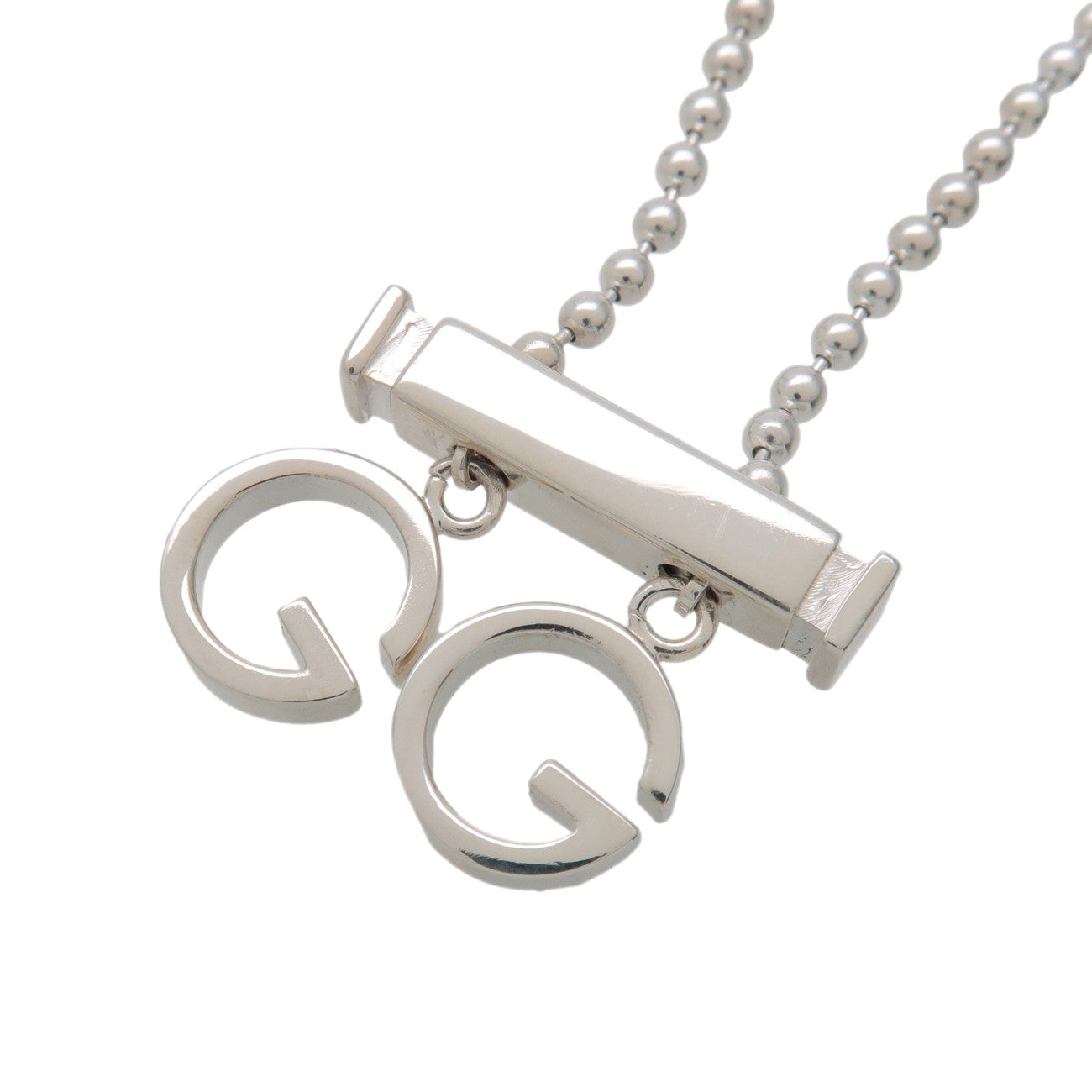 GUCCI GUCCI G Logo 5 Strand Ball Chain Bracelet SV925 Silver