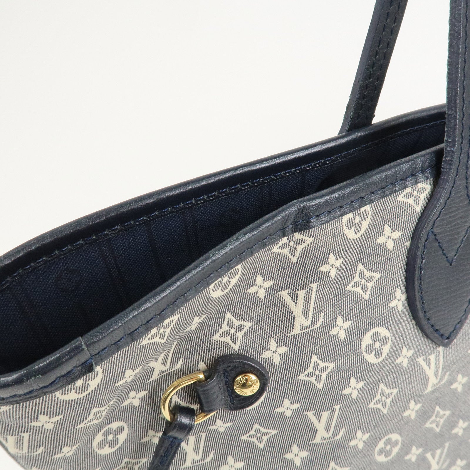 Louis Vuitton Monogram Idylle Neverfull MM Tote Bag Encre M40514
