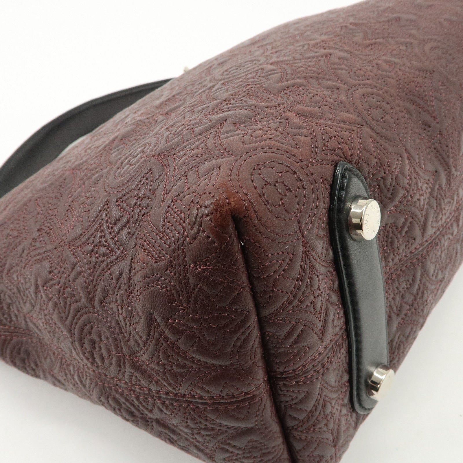 Louis Vuitton Monogram Antia Hobo PM Shoulder Bag Bordeaux M93834 Used